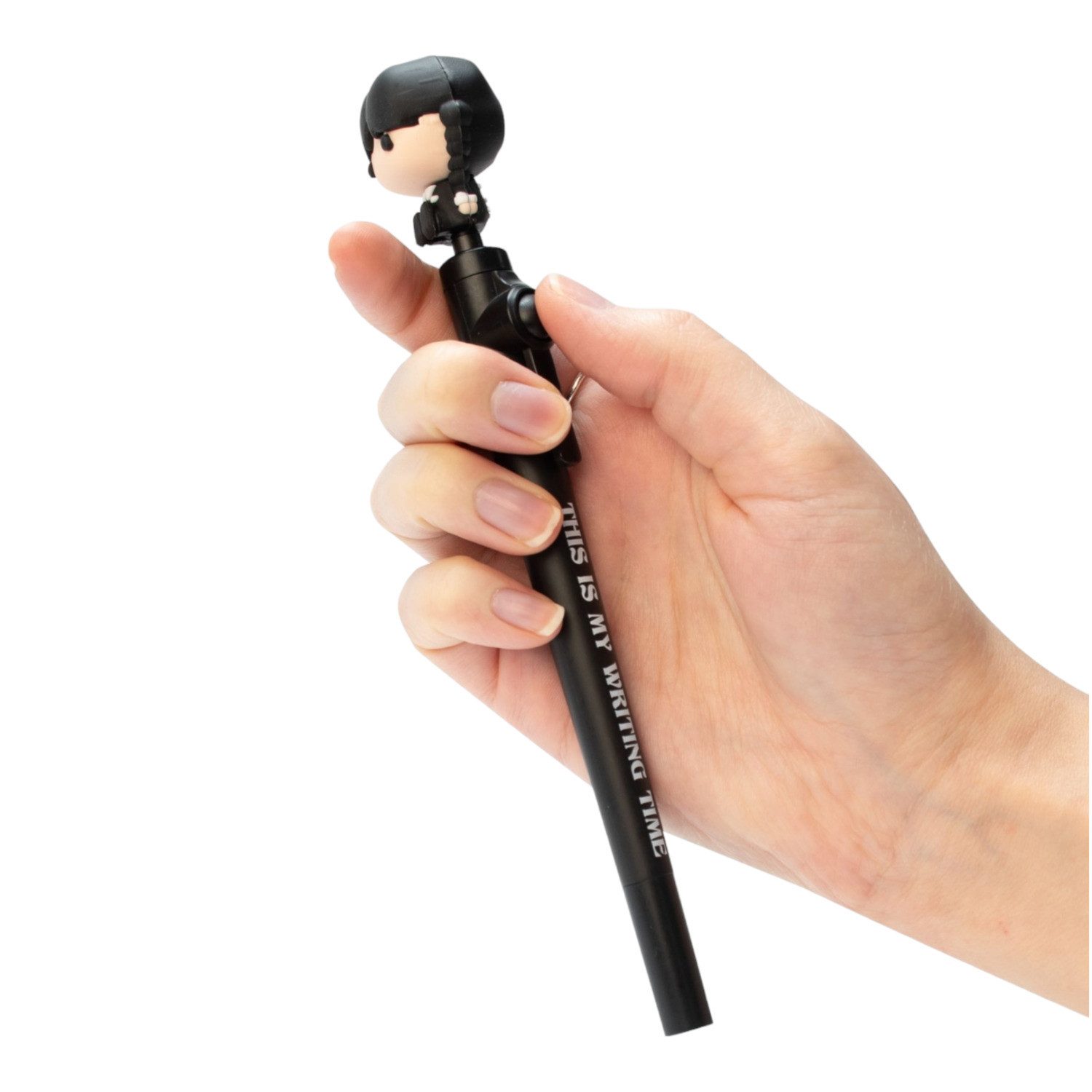 Blue Sky Designs Kugelschreiber Wednesday Addams Fidget Kugelschreiber mit abnhembarer Figur