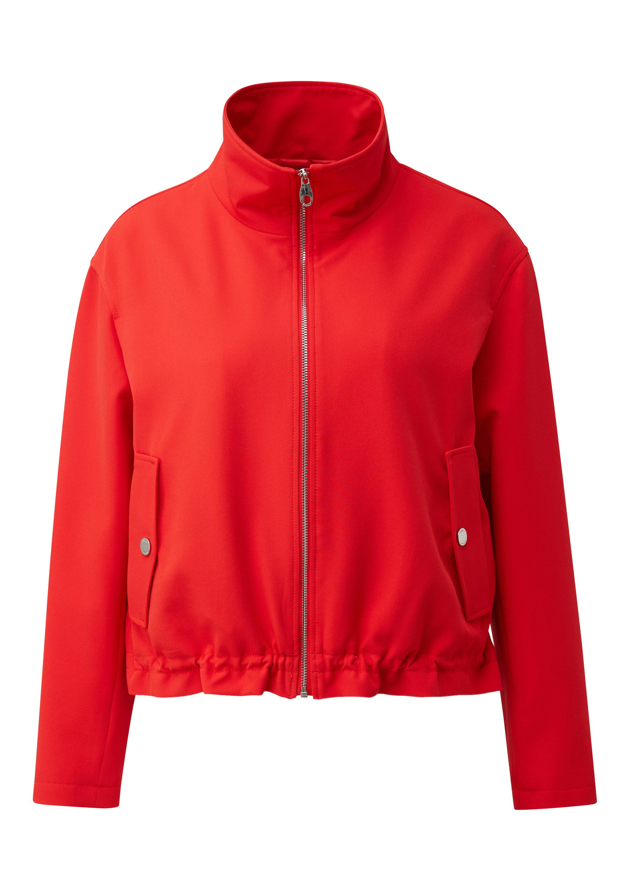 s.Oliver Funktionsjacke Indoor-Jacke Sportive Jacke im Relaxed Fit mit Stehkragen