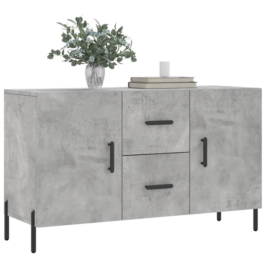 Sideboard Holzwerkstoff cm Betongrau Sideboard St) vidaXL (1 100x36x60