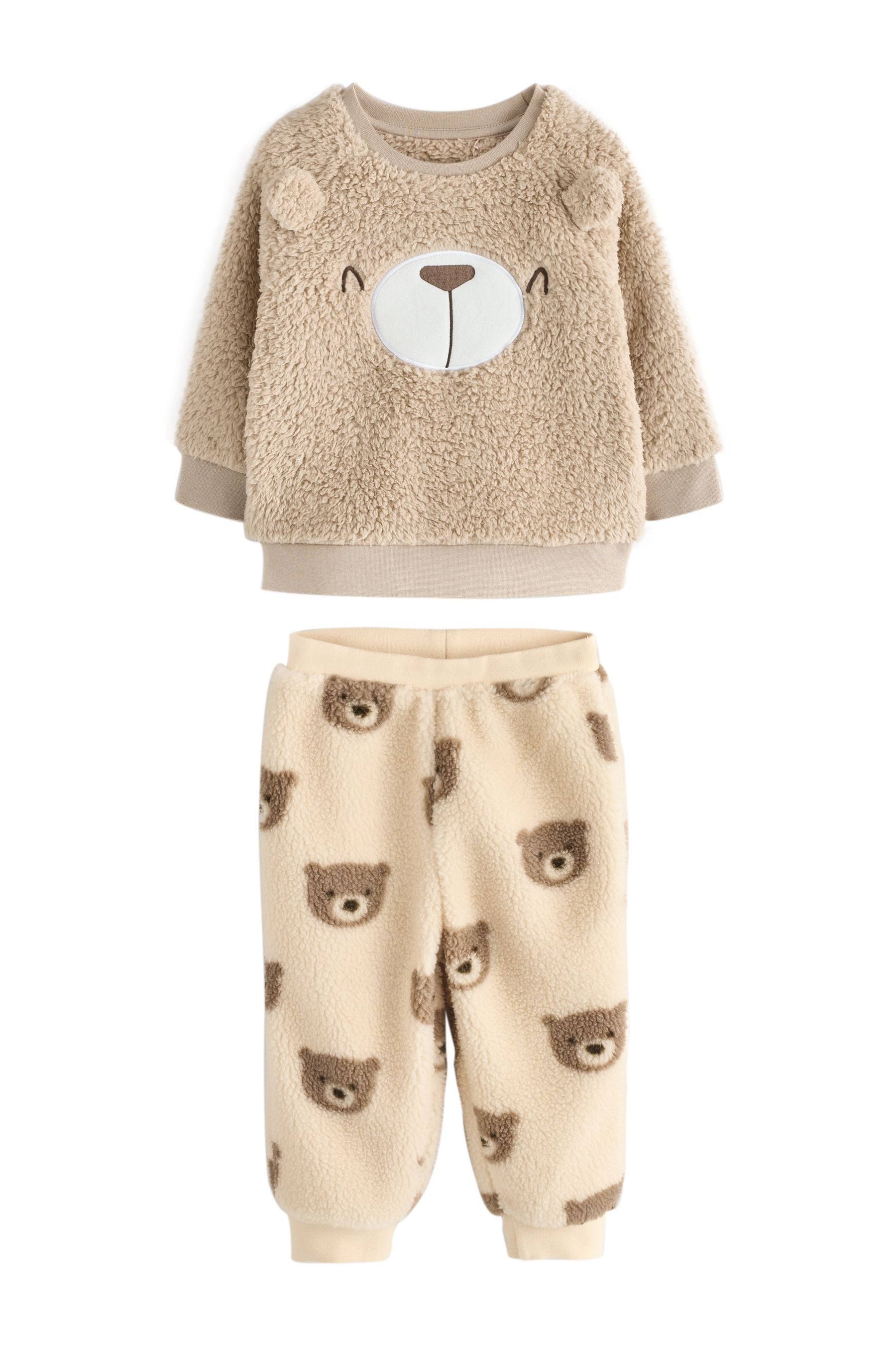 Next Pyjama Kuscheliger Single Fleece-Schlafanzug (2 günstig online kaufen