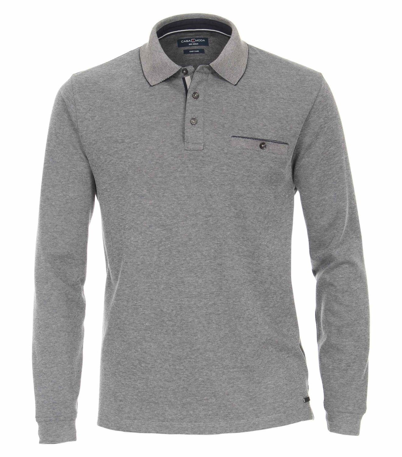 CASAMODA Langarm-Poloshirt Polo Langarm SNOS günstig online kaufen