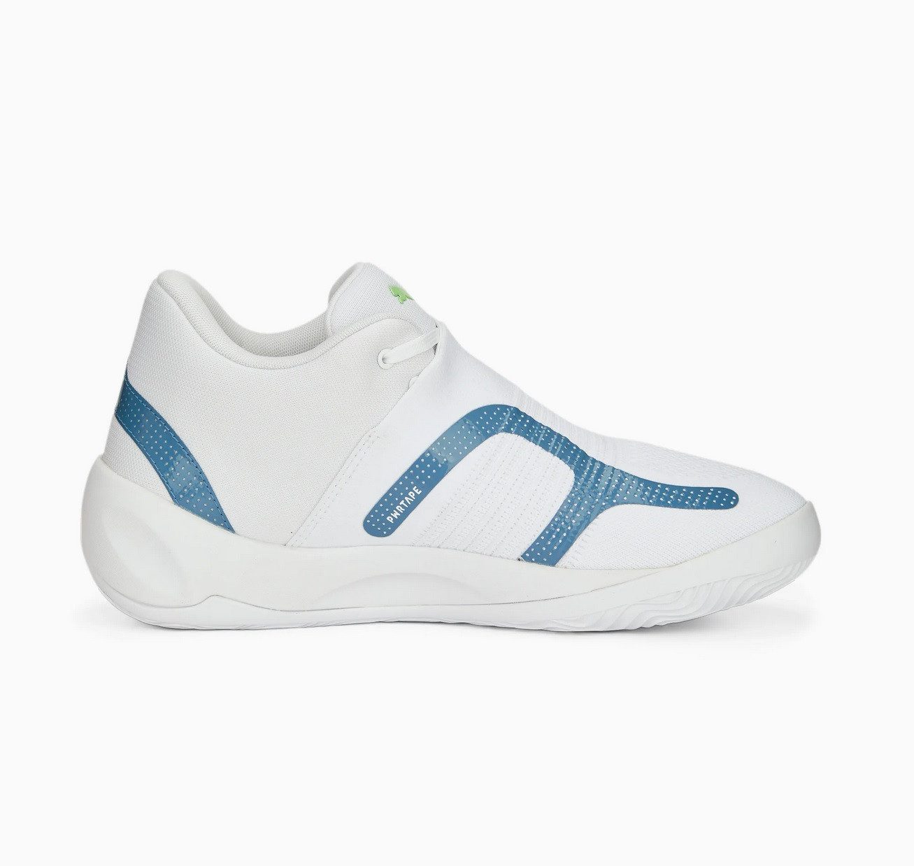 PUMA Hallen-Indoorschuhe Rise Nitro weiss/blau Herren Badmintonschuh