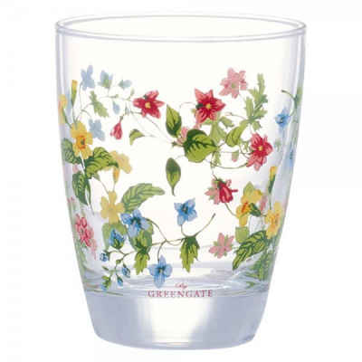 Greengate Leerglas Wasserglas Karolina White