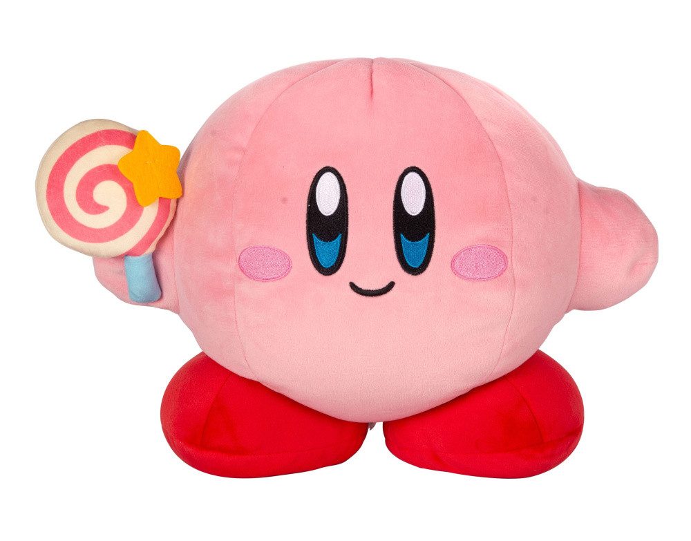 Tomy® Plüschfigur Kirby Mocchi-Mocchi Mega Plüschfigur Kirby mit unbesiegbaren Zaubersta