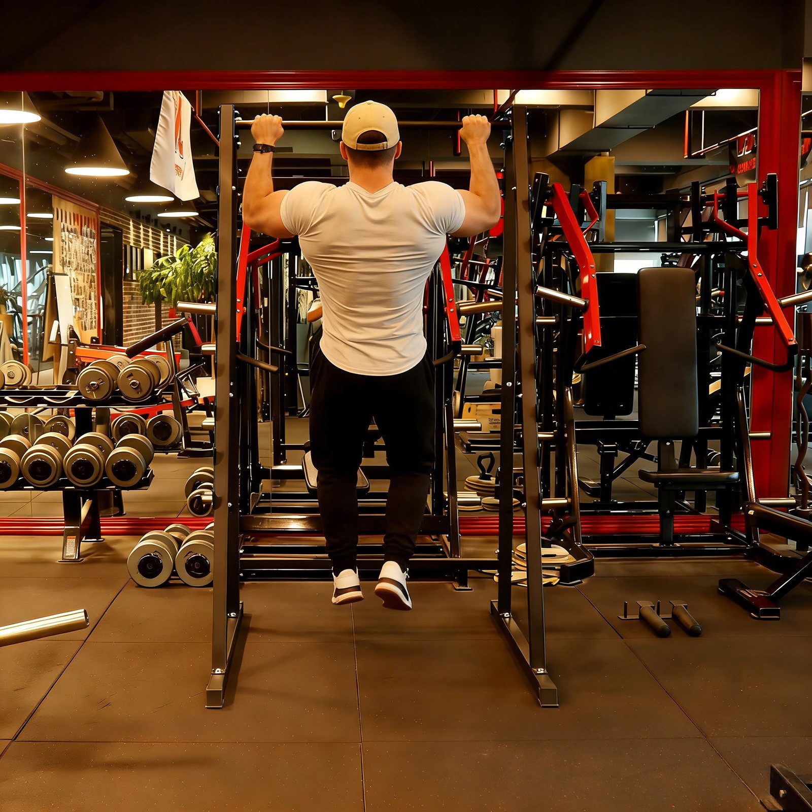 CCLIFE Trainingsstation Squat Rack Langhantelständer Kniebeugenständer 8-Stufen bis 160kg