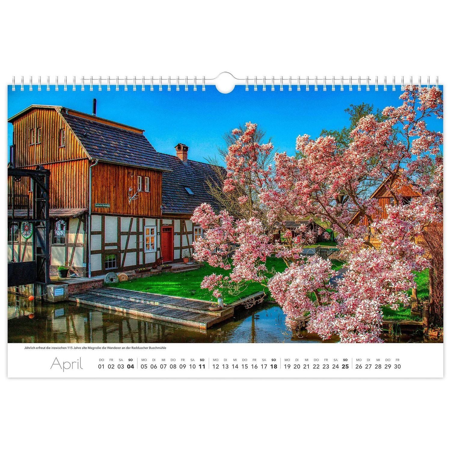 Wandkalender Kalender Spreewald 2027 – Bild 5 von 5