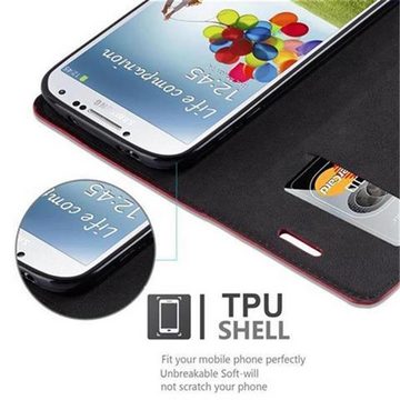 Cadorabo Handyhülle Samsung Galaxy S4 Samsung Galaxy S4, Klappbare Handy Schutzhülle - Hülle - mit Standfunktion und Kartenfach
