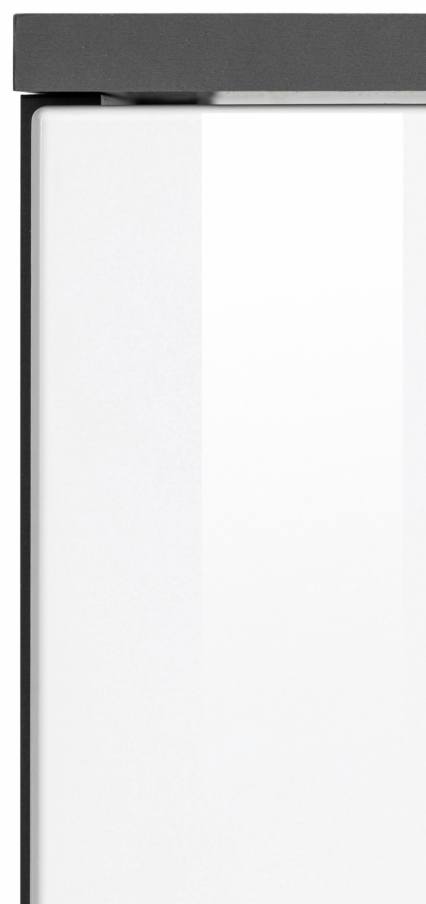 cm, Soft-Close-Funktion HELD mit Waschbeckenunterschrank MÖBEL 60 weiß/graphit Ravenna Breite