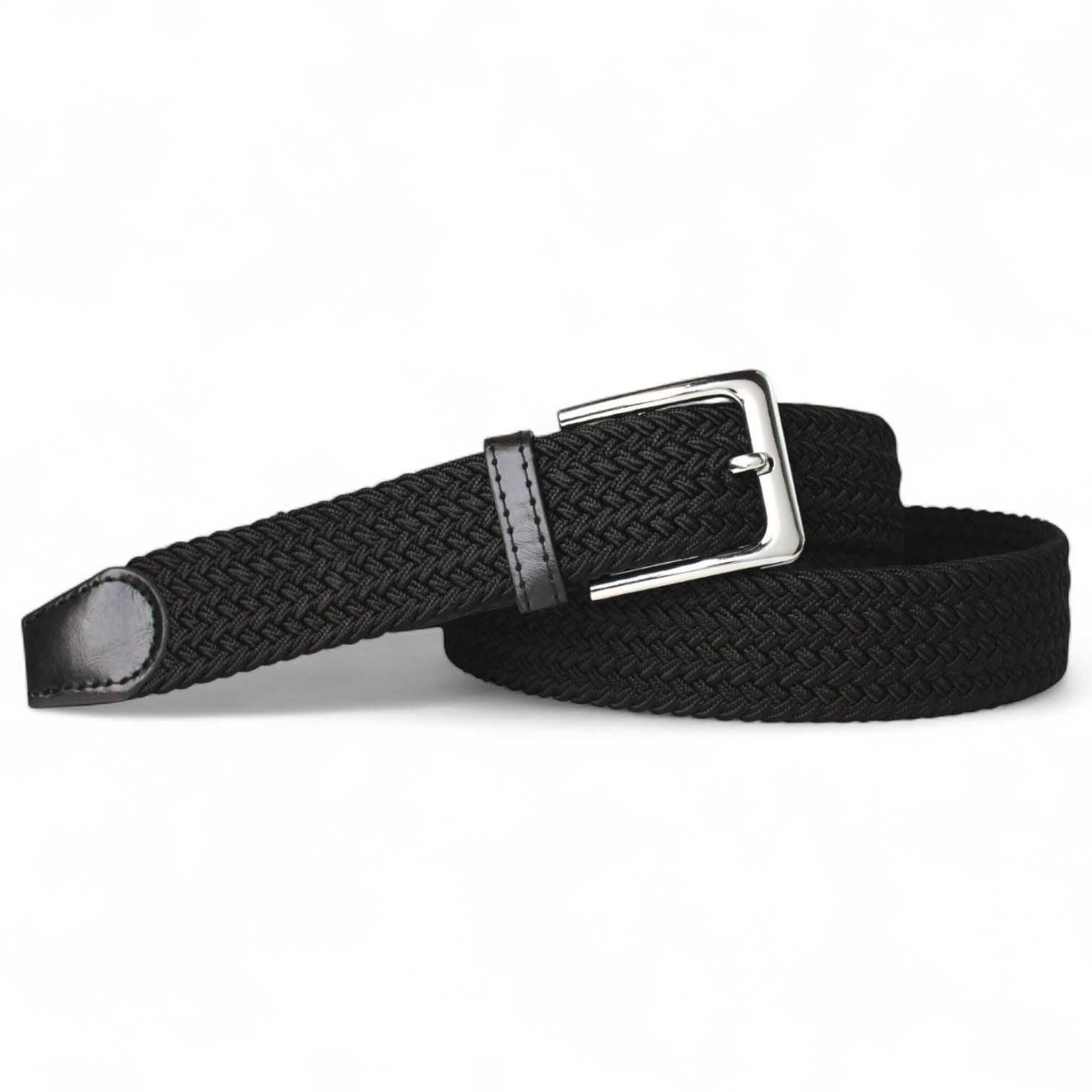 FRONHOFER Stretchgürtel geflochten Übergröße (1-St) 3,5 cm, für Jeans & Chino