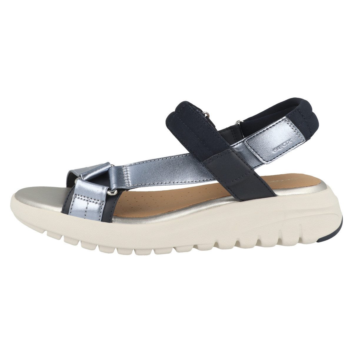 Geox D Flextride S Damen Sandale Sandaletten, Sommerschuhe, Badeschuhe, Riemchen, Schlappen
