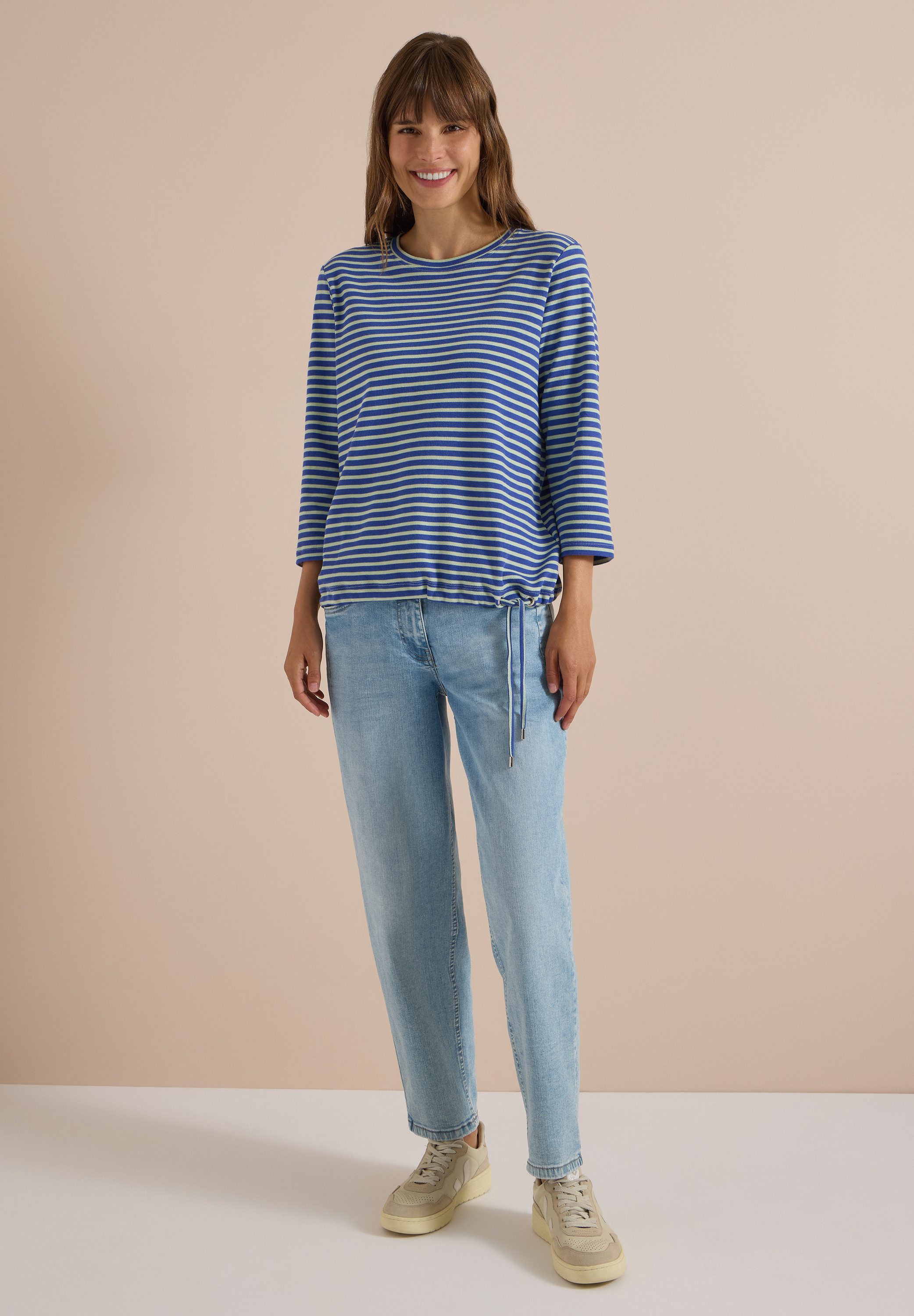 CECIL 3/4-Arm-Shirt aus reiner Baumwolle – Bild 3 von 5