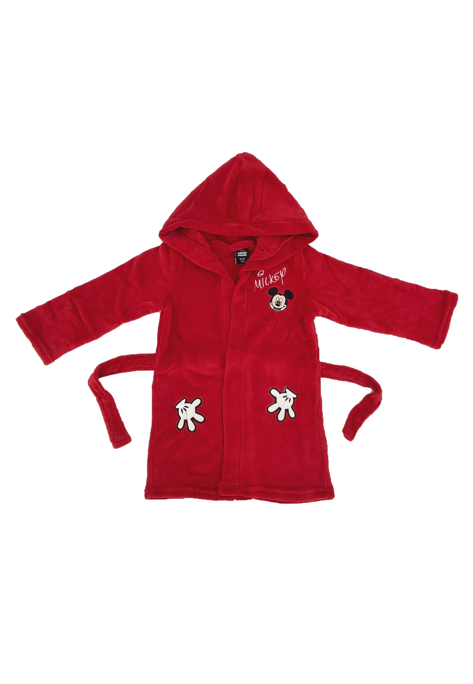 Disney Mickey Mouse Kinderbademantel Mickey Jungen Bademantel