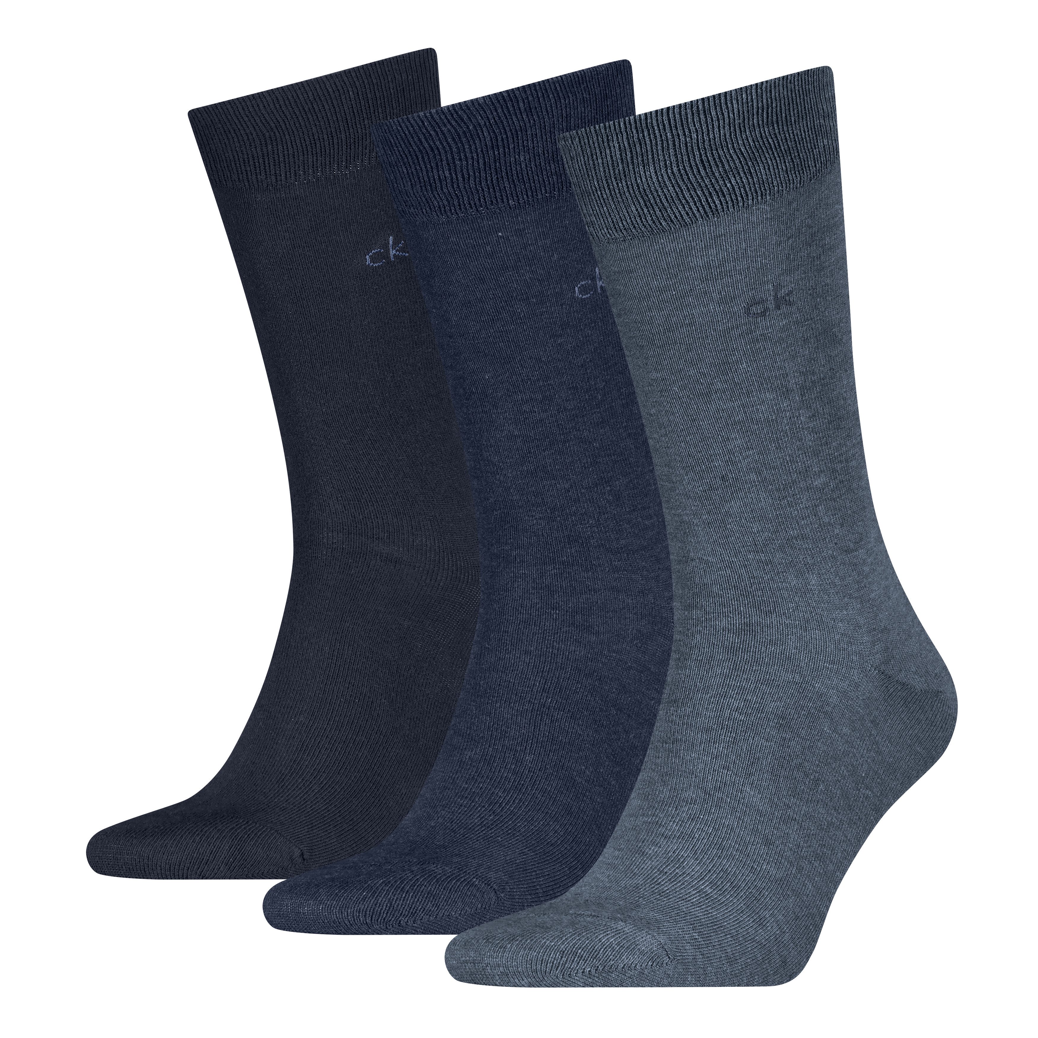 Calvin Klein Socken CK MEN SOCK (3 Paar) uni, Cotton-Mix, breiter Bund günstig online kaufen