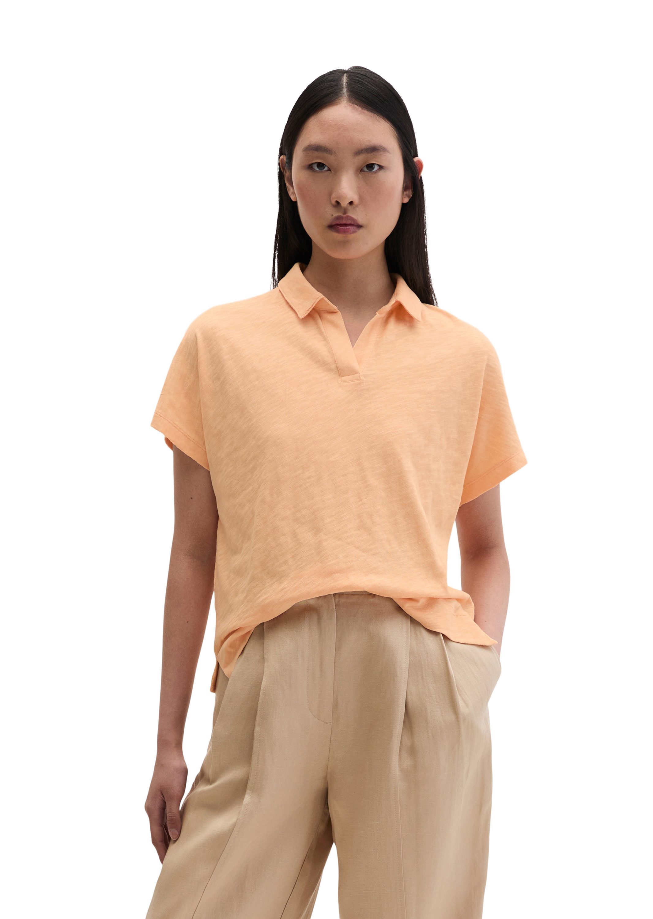 Marc O'Polo Poloshirt aus Slub Jersey