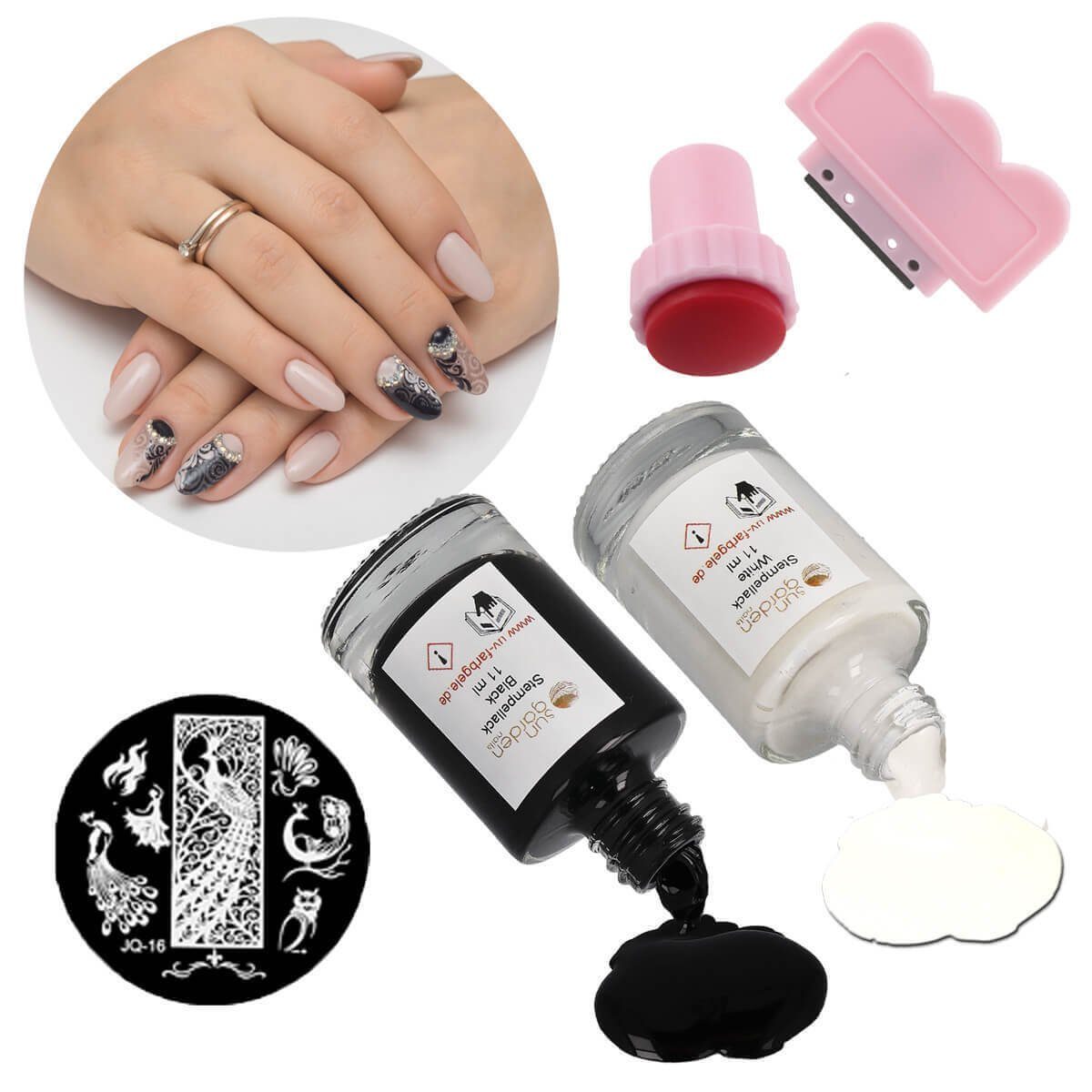 - Nails Set Starterset Chicago Nail Gel Garden Nagellack-Set Sun UV