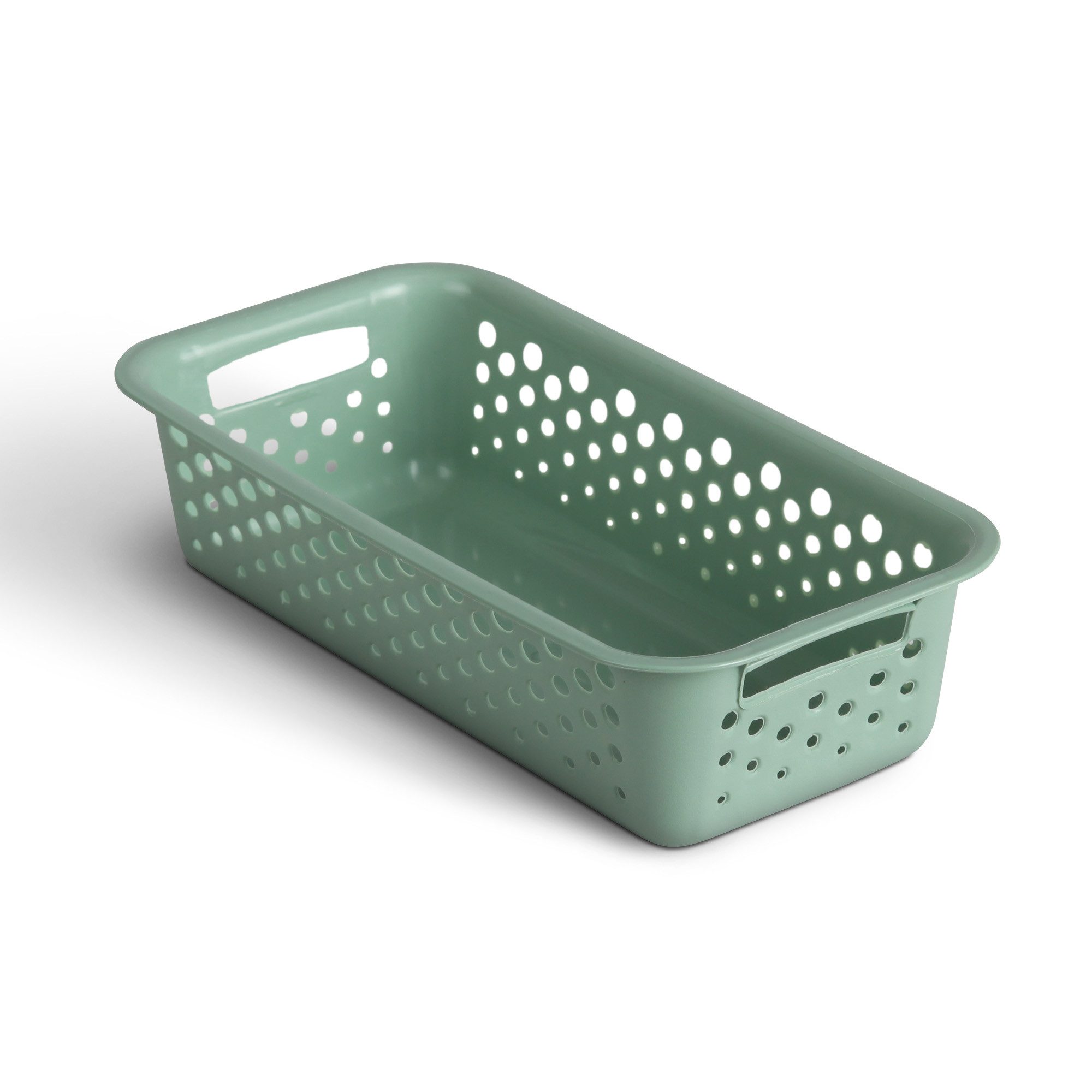 Pro Home Aufbewahrungskorb Modularer Kunststoffkorb Kunststoff Box (1 St), Aufbewahrungsbox mit Griffen - BPA-Frei - Organizer Körbchen Bad Küche