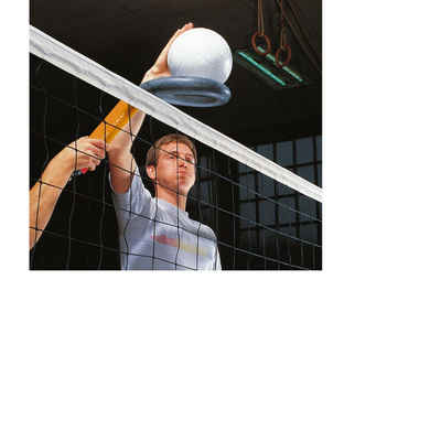 Sport-Thieme Trainingshilfe Volleyball Schmetter-Trainingsgerät, Luftgefüllter Auflagering bietet keinen Schlagwiderstand