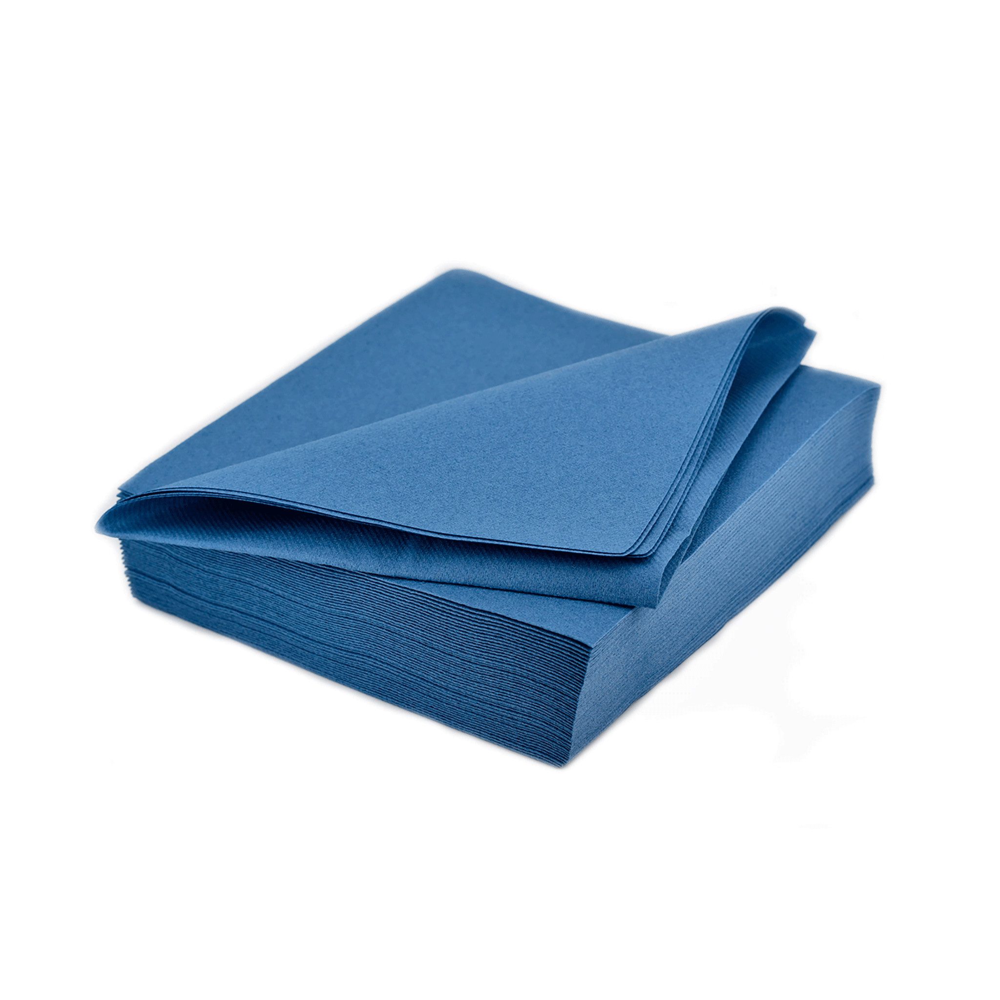 AVA Papierserviette, Servietten stoffähnlich 40x40cm 25 Stück Jeansblau