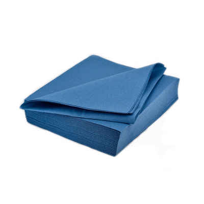 AVA Papierserviette, Servietten stoffähnlich 40x40cm 25 Stück Jeansblau