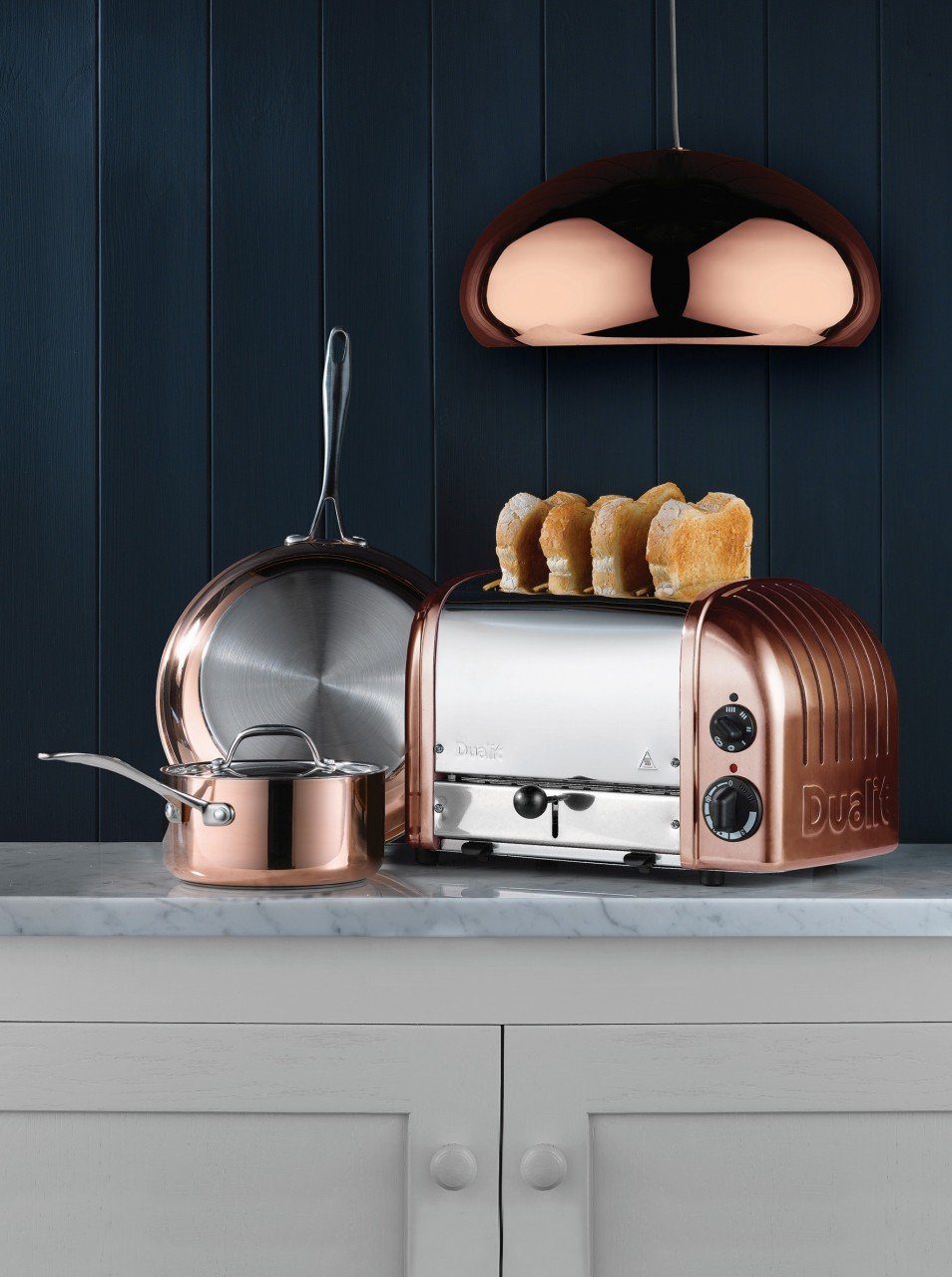 Dualit Toaster Dualit Classic 4er-Toaster Kupfer
