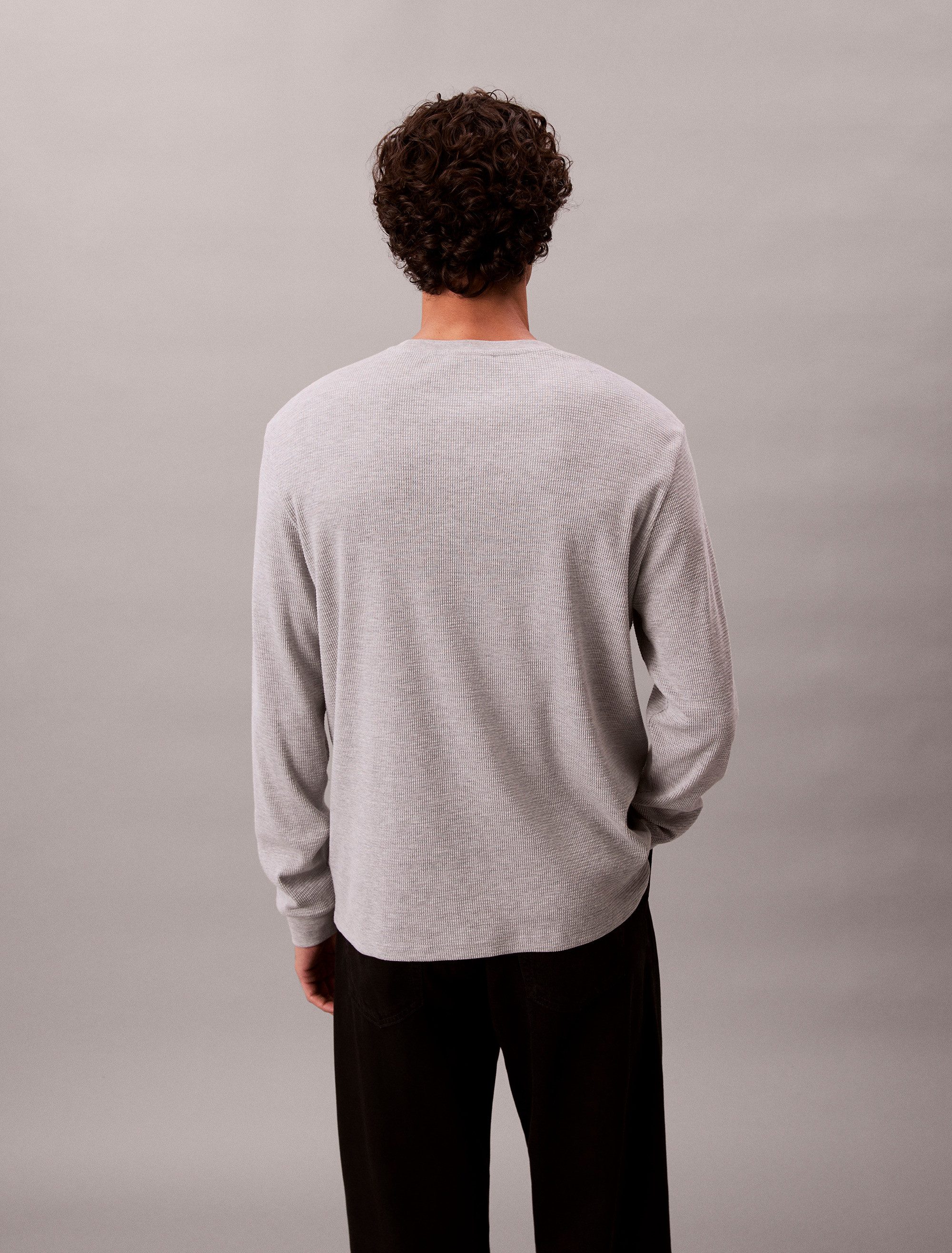 Calvin Klein Jeans Langarmshirt LS WAFFLE günstig online kaufen