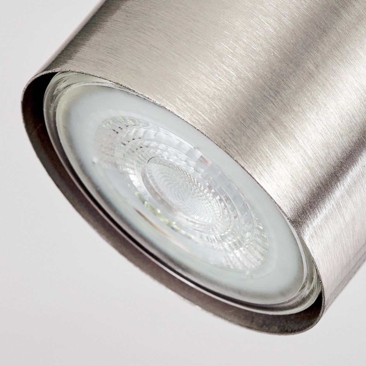 Nickel-matt, im hofstein 6xGU10 Deckenleuchte in Design aus ohne Leuchte »Gambellara« mit Metal Leuchtmittel, modernen Deckenlampe Schirmen, moderne drehbaren