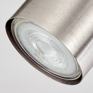 hofstein Deckenleuchte »Gambellara« moderne Deckenlampe aus Metal in Nickel-matt, ohne Leuchtmittel, Leuchte im modernen Design mit drehbaren Schirmen, 6xGU10