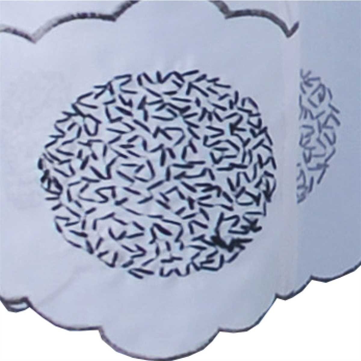 Arsvita, Schwarz gepunktet 45cm Küchengardine Voile, Schlaufen, Farben in Bistrogardine transparent, x vielen (BxL), Transparente Vorhang, Schlaufen, mit 150cm