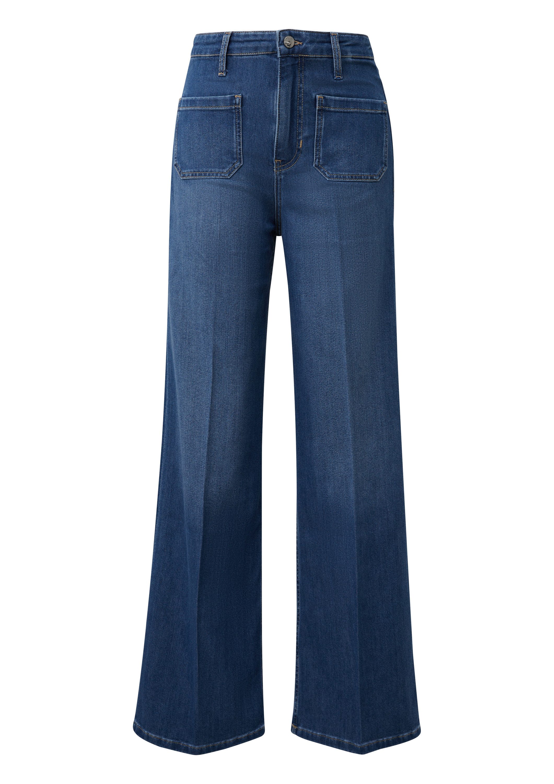s.Oliver Weite Jeans Jeans-Hose SURI Jeans / Regular Fit / Mid Rise / Strai günstig online kaufen
