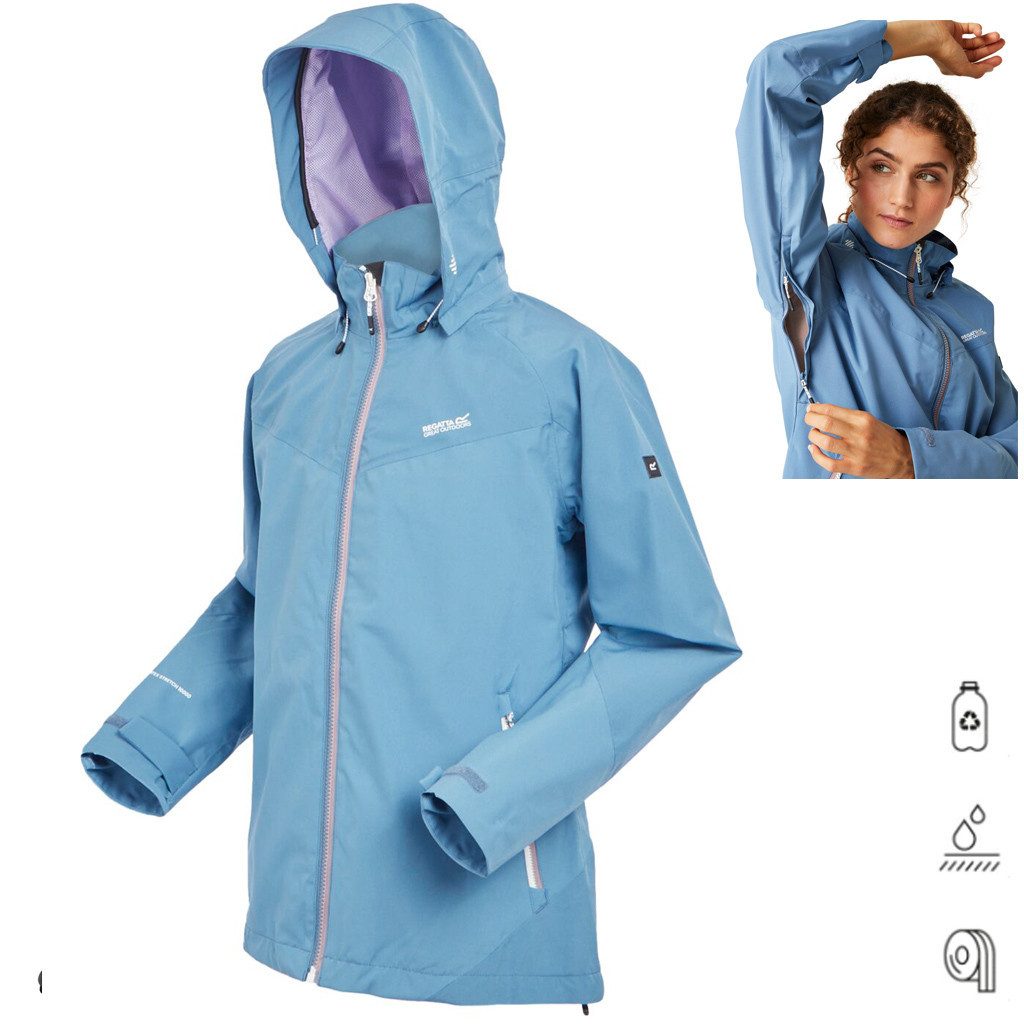 Hardshelljacke Regatta - wasserdichte Isotex Stretch Funktionsjacke Bosfield II, blau
