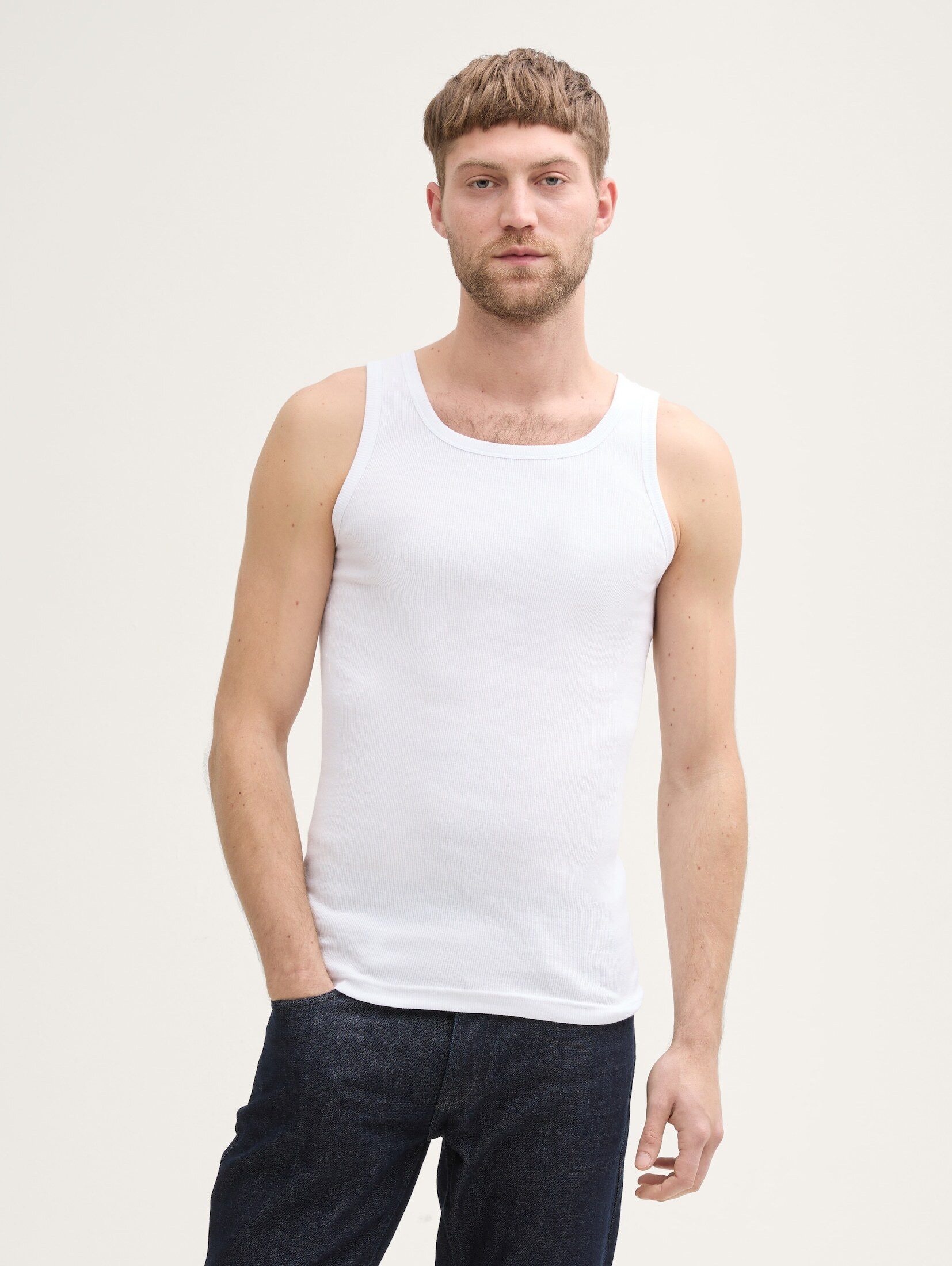 TOM TAILOR Unterhemd Tanktops mit Rippstruktur günstig online kaufen