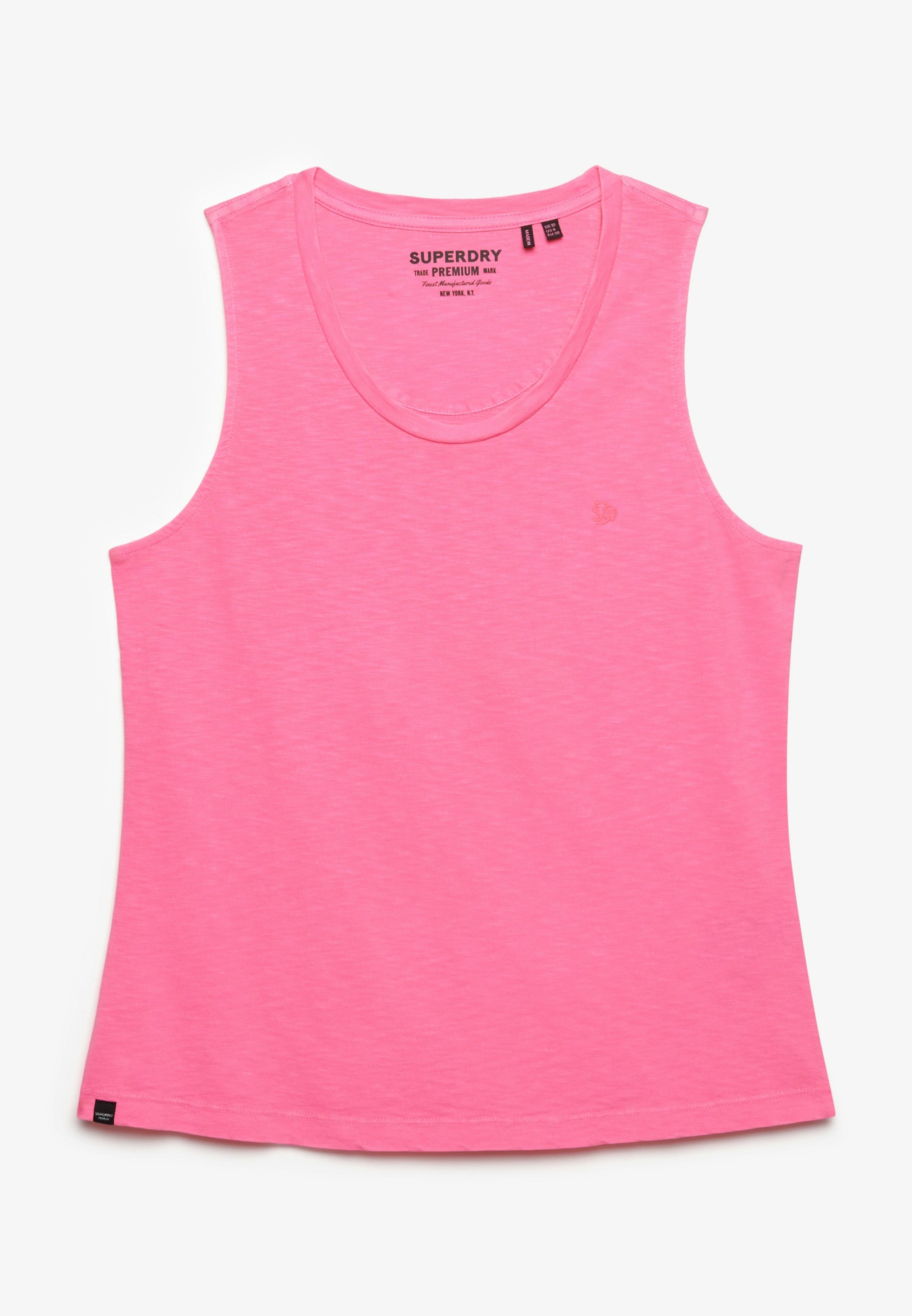 Superdry Tanktop SCOOP NECK TANK Baumwollmischung, regular fit