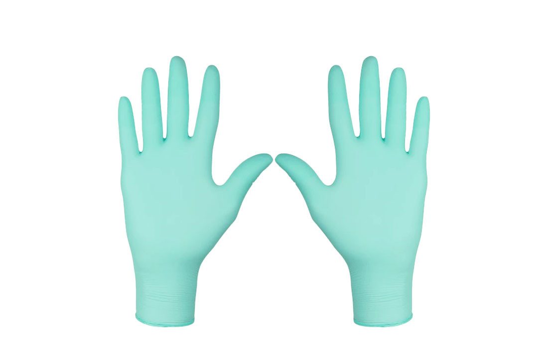 Mercator Einweghandschuhe Nitrylex Nitril Handschuhe - Minzgrün