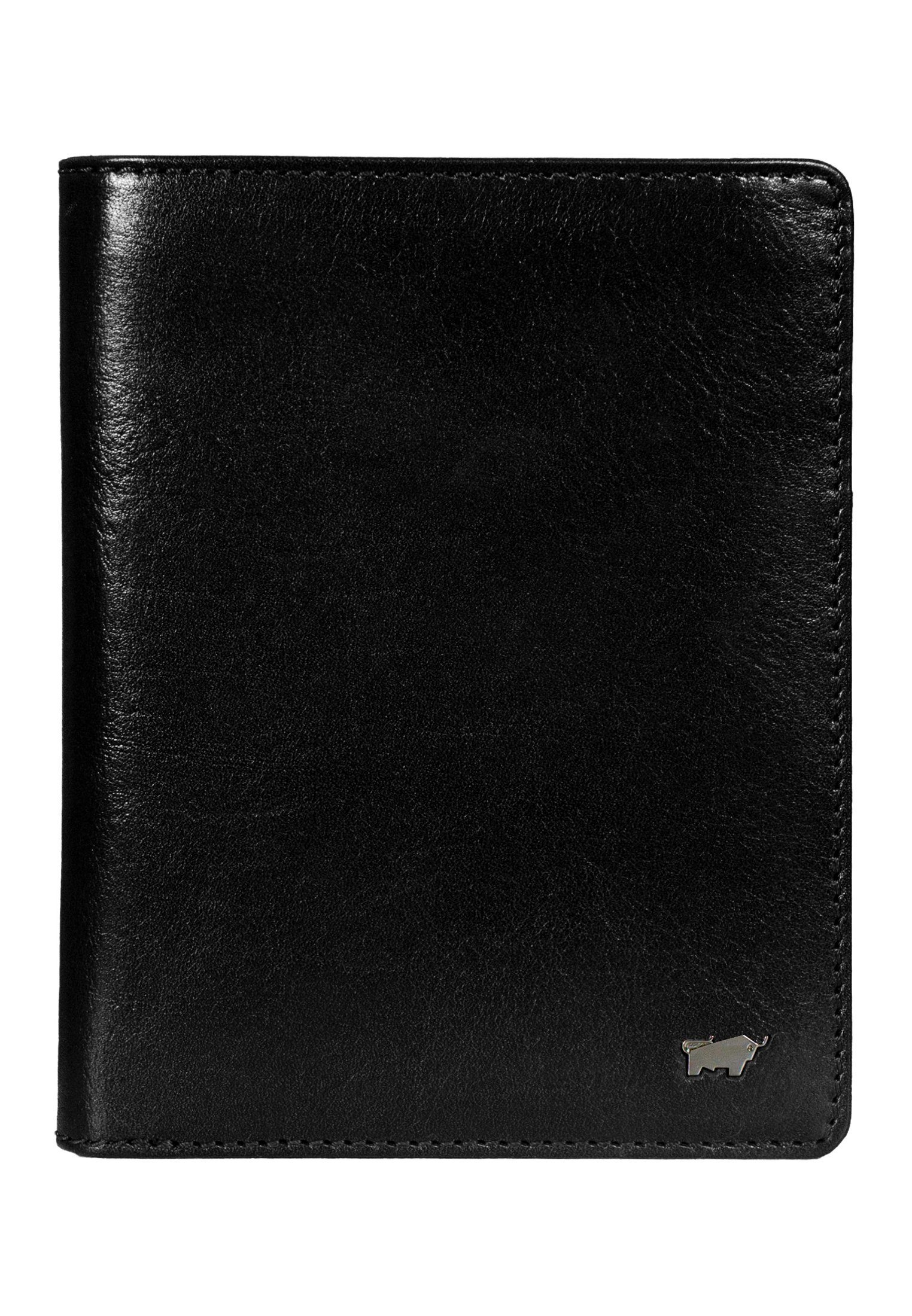 RFID Büffel COUNTRY mit Stiftehalter Brieftasche schwarz Brieftasche, Braun