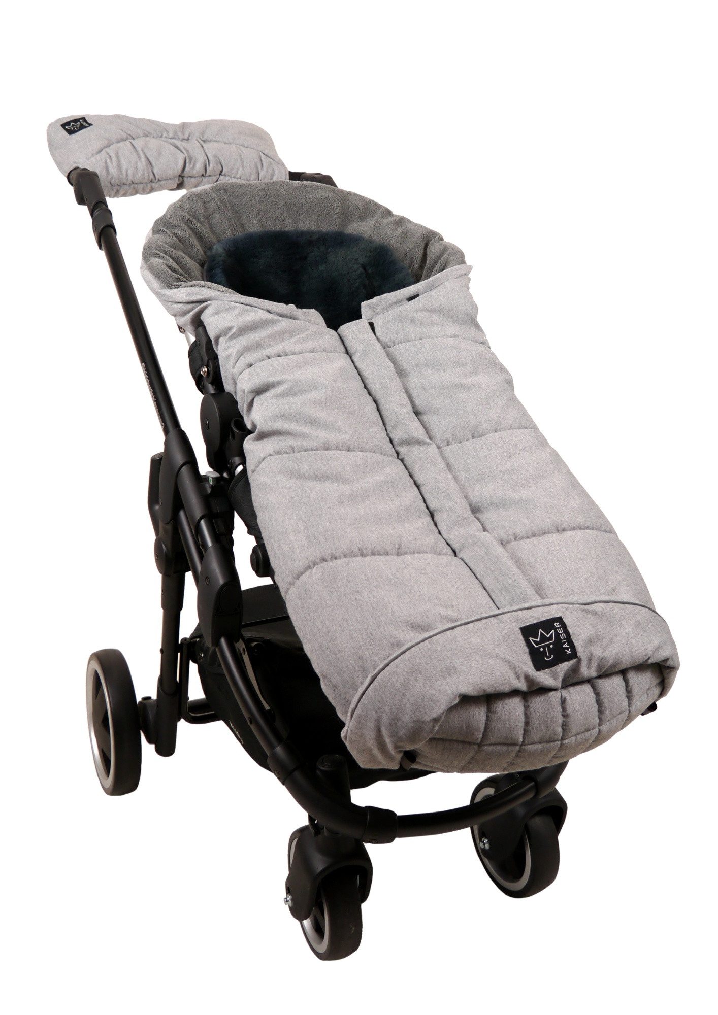 Fußsack Sheepy mit Lammfelleinlage Kinderwagen Fußsack