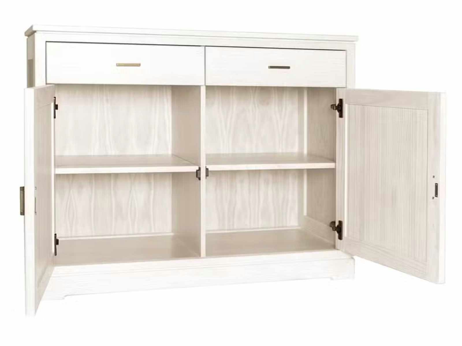 Casamia Sideboard Sideboard Casaventi 2-türig mit 2 Schubladen Pinie Massivholz