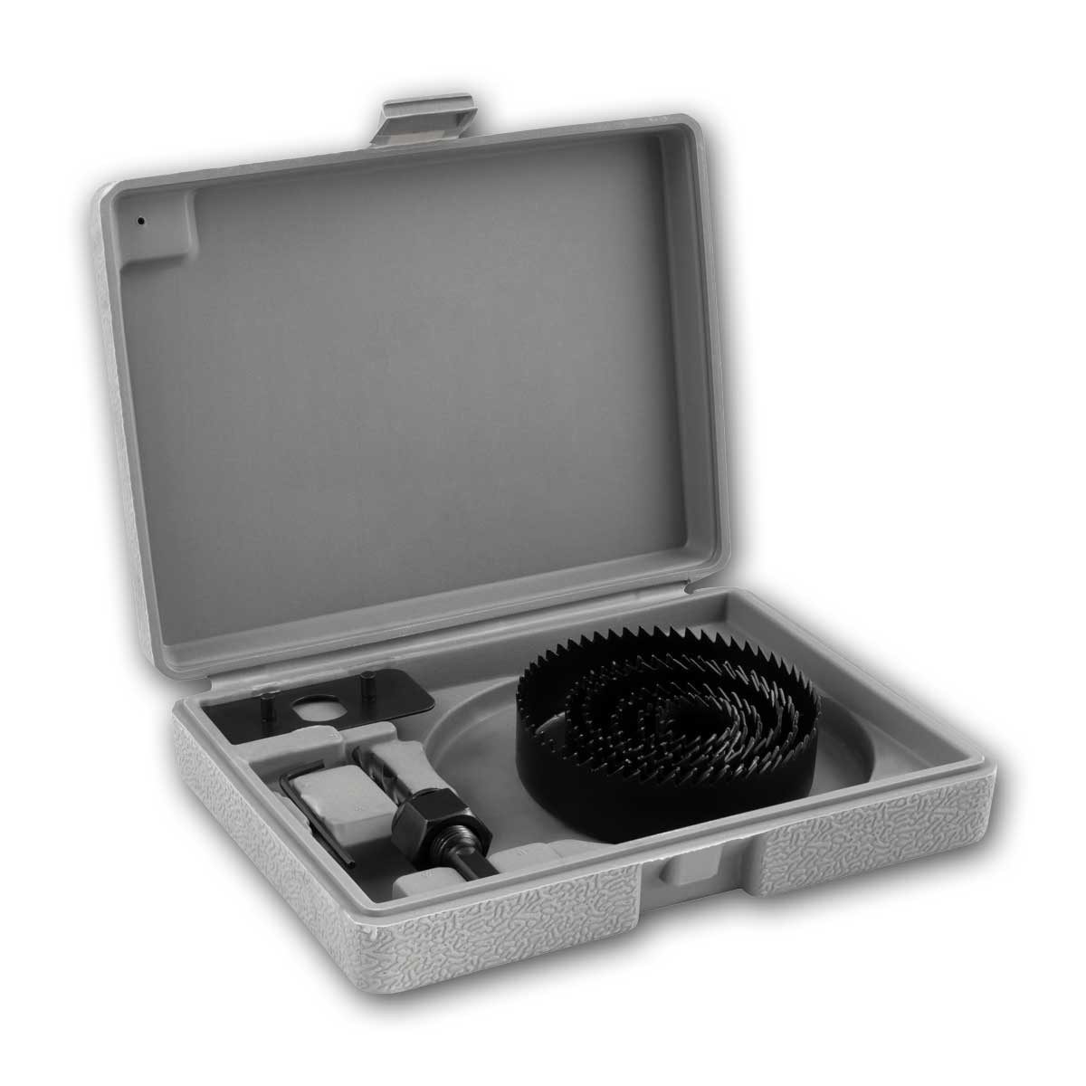 McPower Lochsäge Lochsägen Set LSM-95, 9teilig, 25-89mm, im Koffer