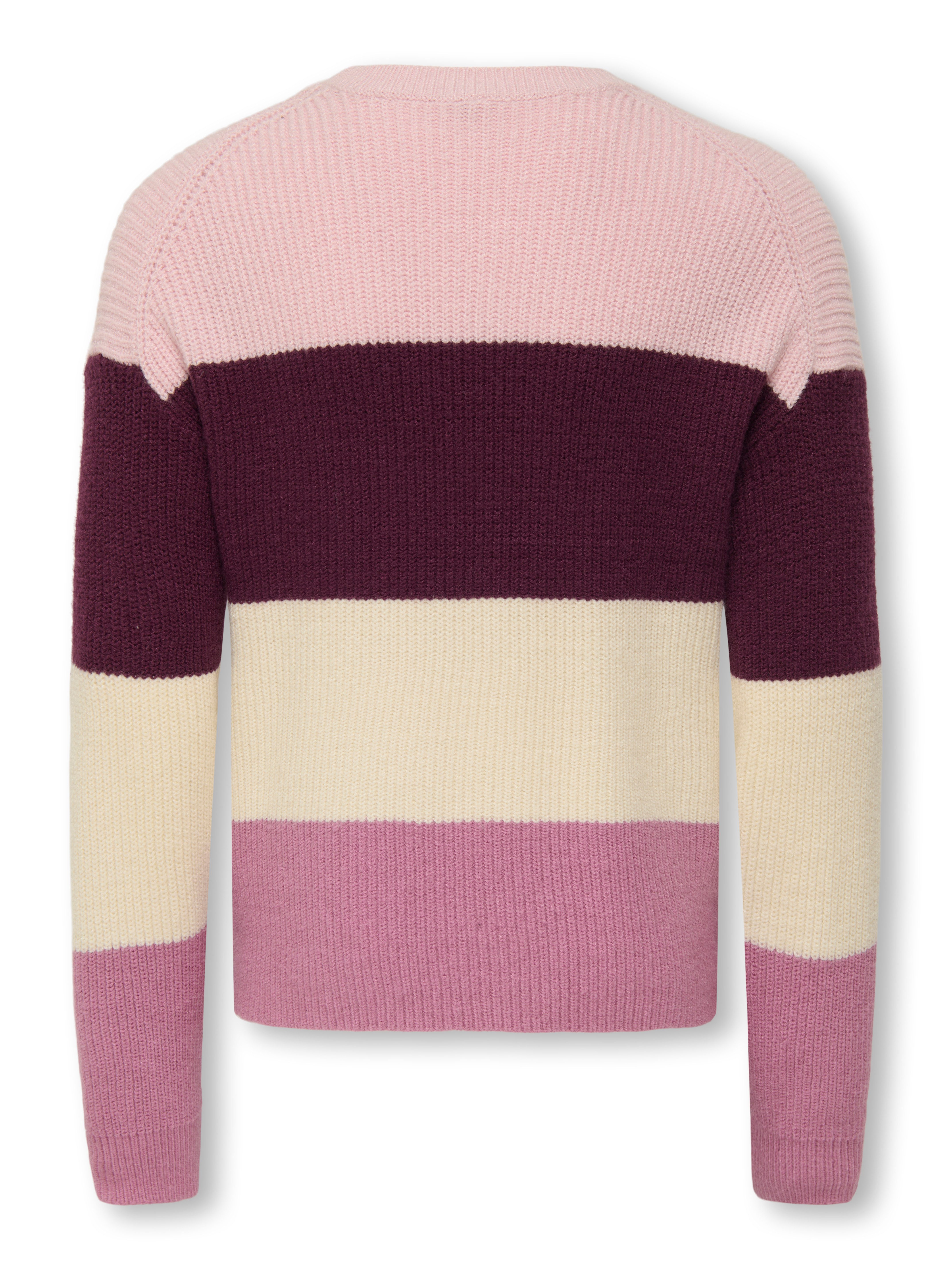 Mauve Wine Stripes:Chalk Pink/Birch/Mauve Orchid
