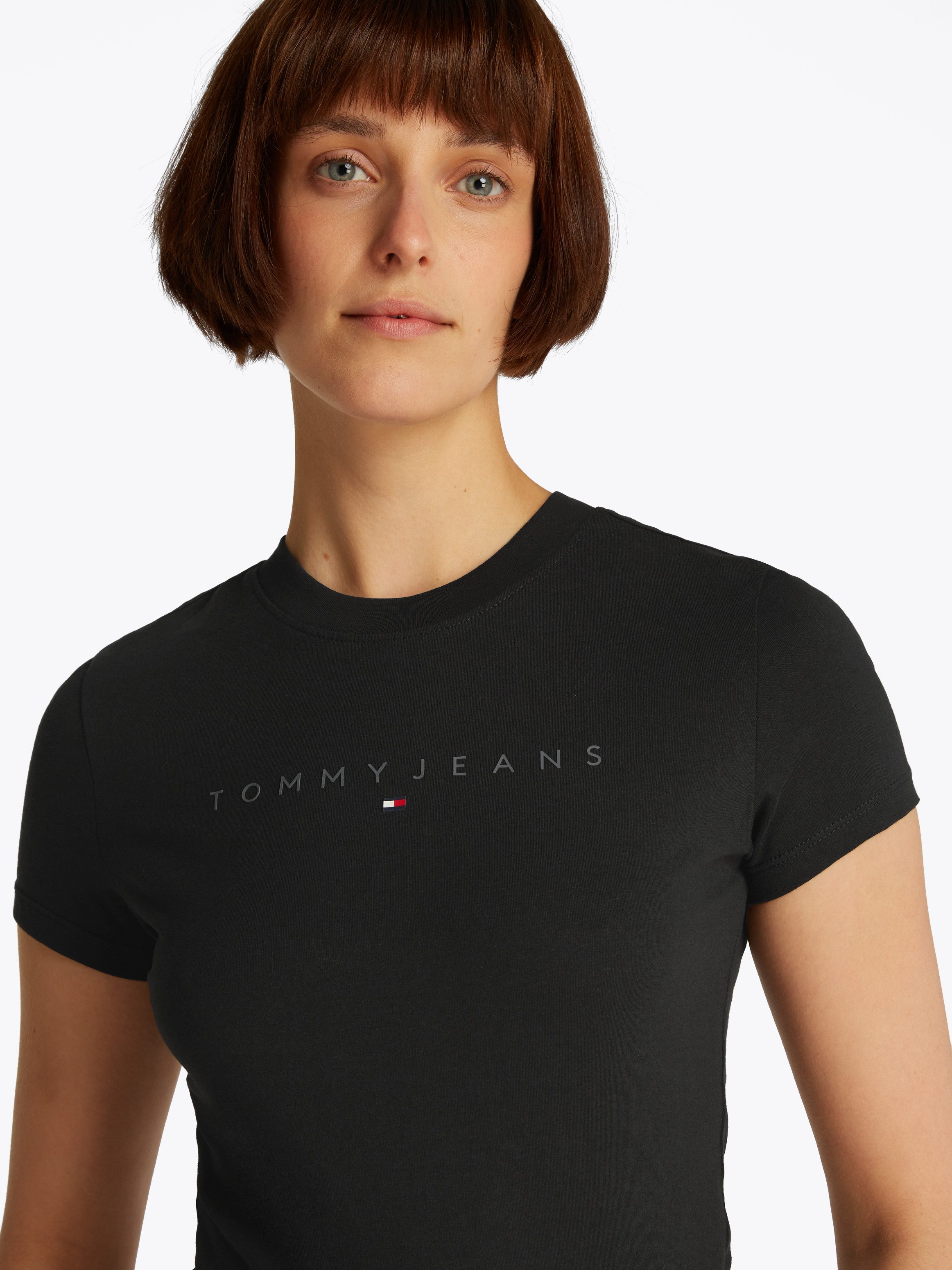 Tommy Jeans Curve T-Shirt TJW SLIM TONAL LINEAR TEE EXT in Großen Größen, L günstig online kaufen