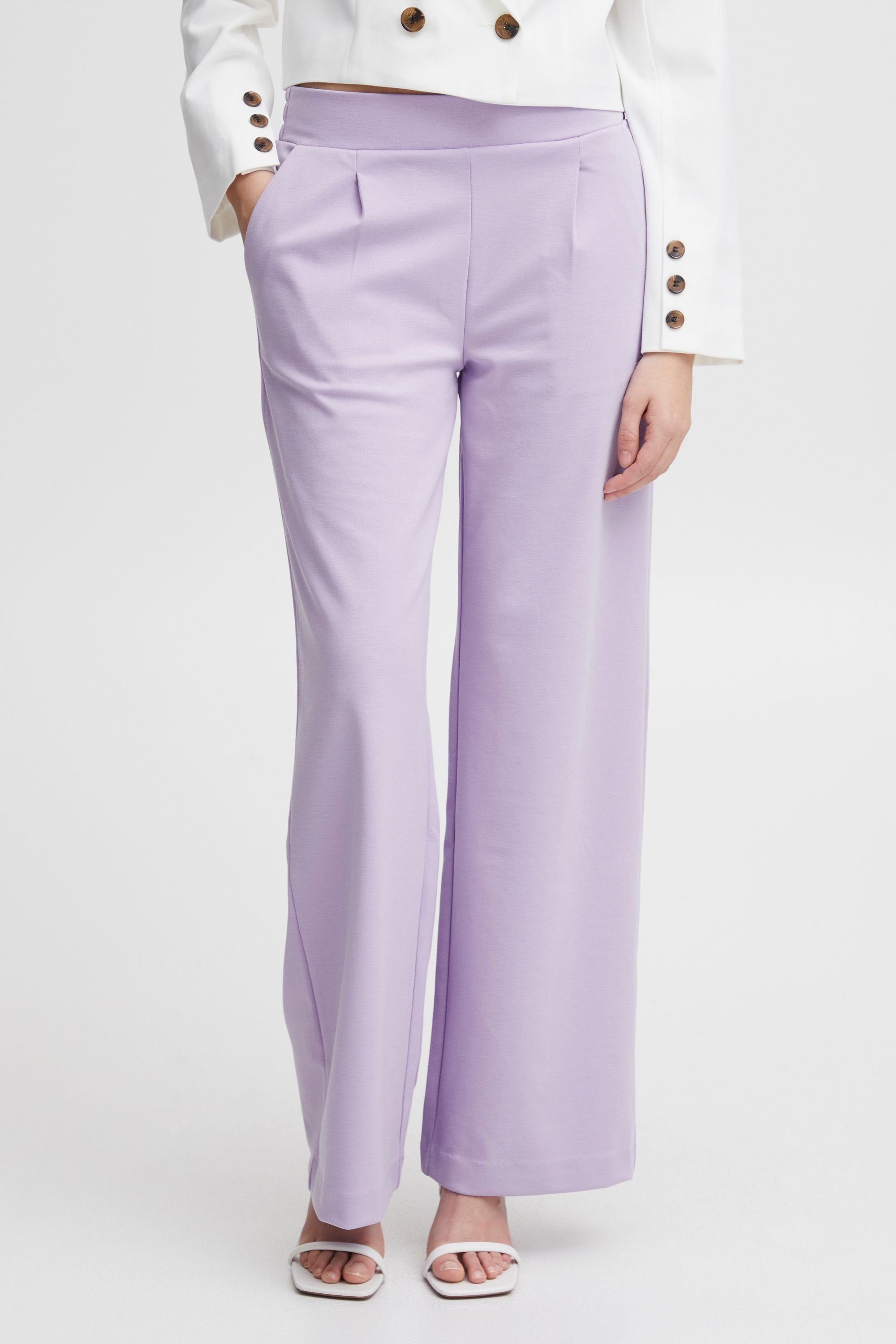 (153716) WIDE BYRIZETTA Rose Purple b.young - 2 2 PANTS 20812847 Stoffhose