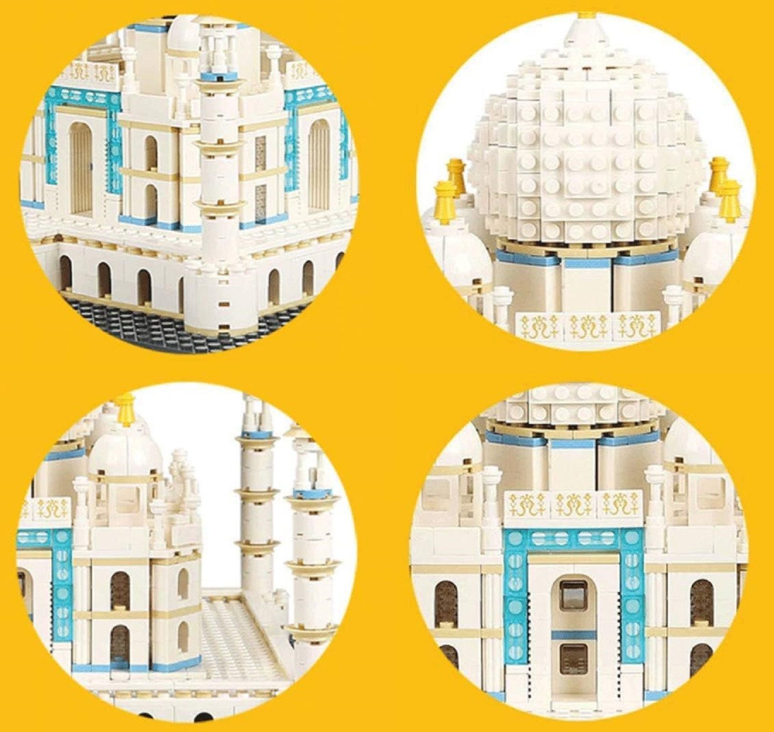 Wange Wange 5211 Taj Mahal 1.113 Teile Architecture Building Konstruktions-Spielset, (1113 St)