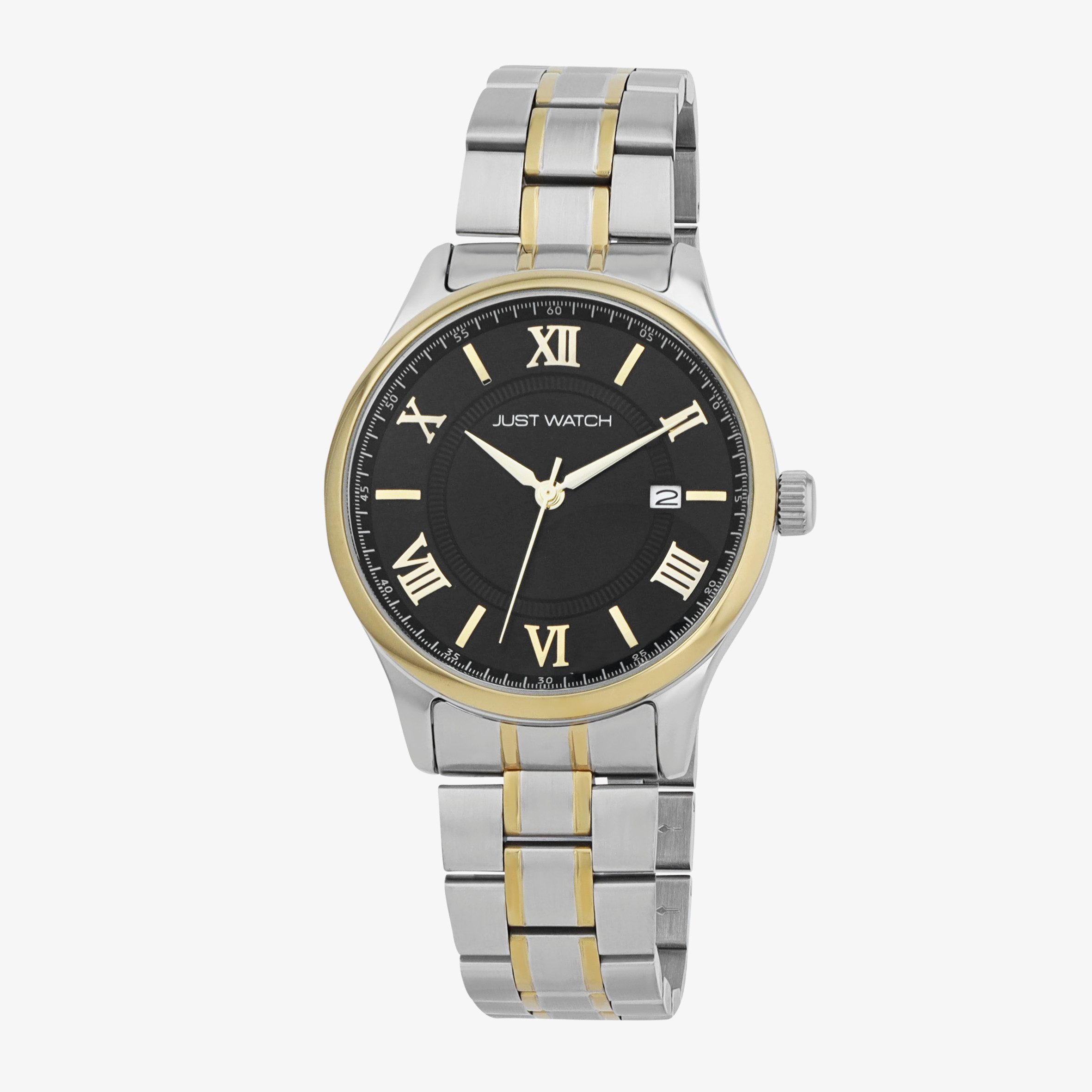 JUST WATCH Quarzuhr JW20196 mit Edelstahlband, 41 mm, 5ATM, Datum