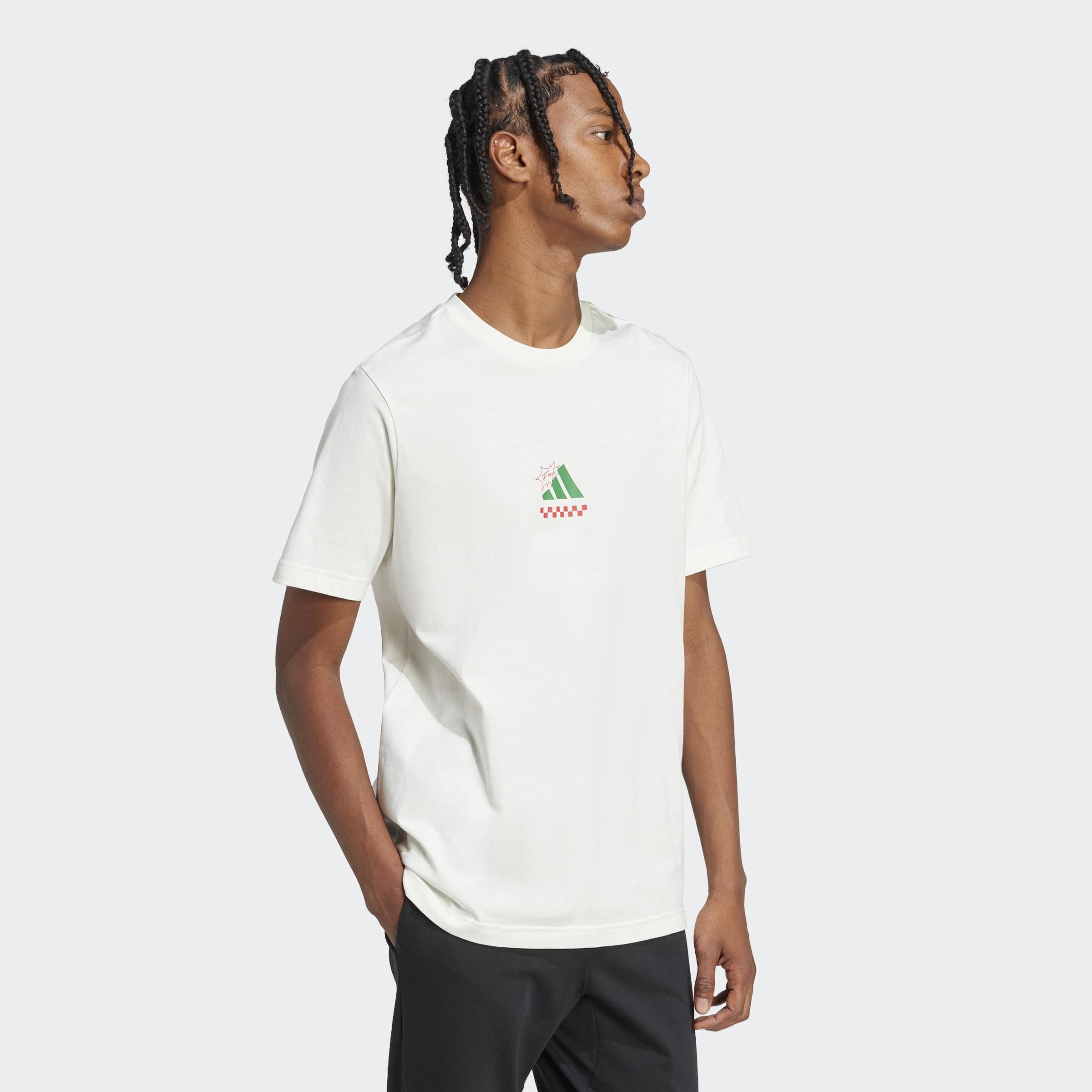 adidas Sportswear T-Shirt LOUNGE PIZZA GRAPHIC