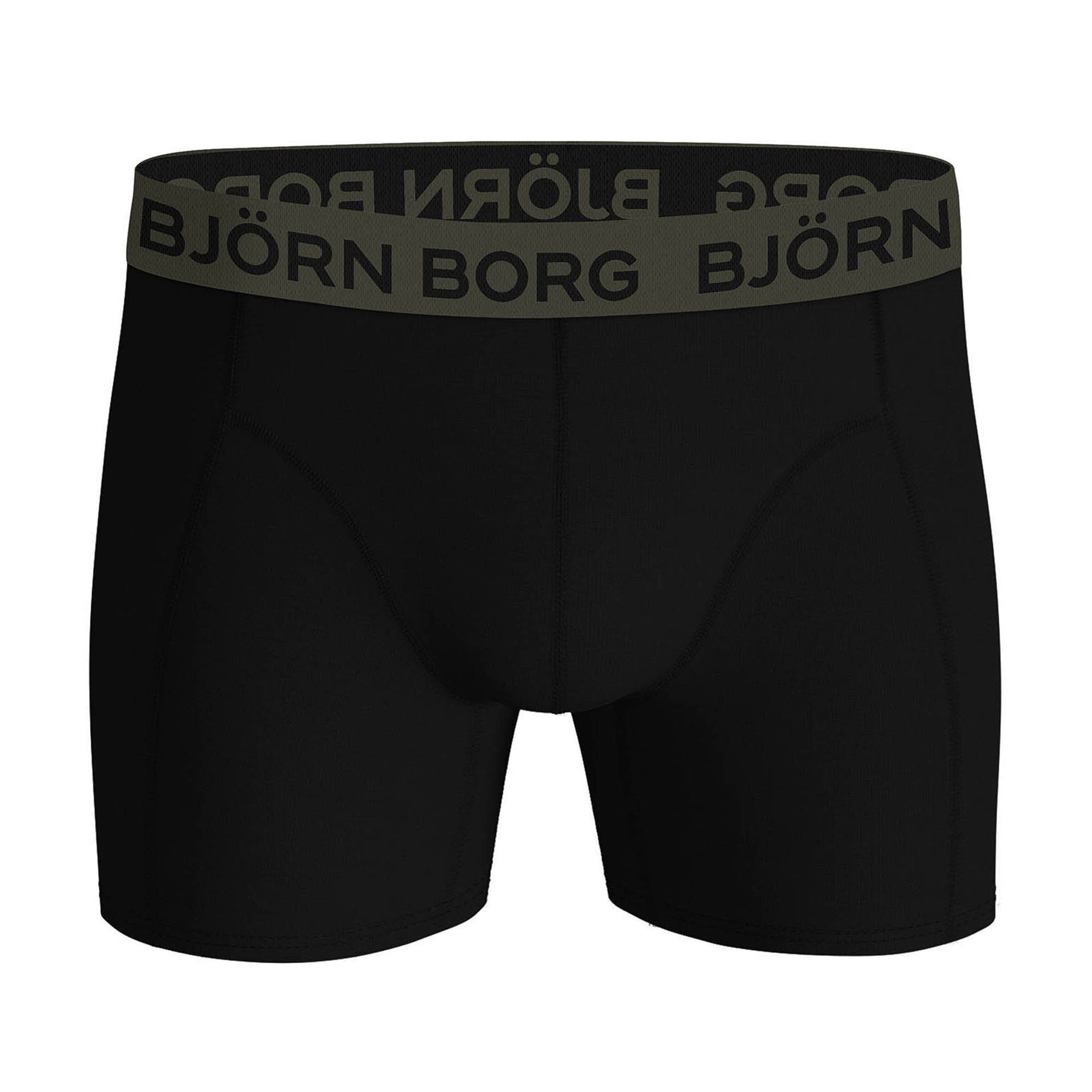 Björn Borg Boxer Herren Boxershort 5er Pack Baumwollmischung (Packung, 5er Pack)