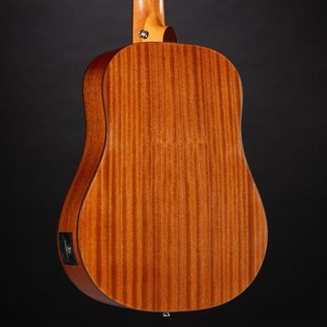 Red Hill Westerngitarre, Westerngitarre, Akustik-Gitarre für Anfänger und Einsteiger, 3/4 Gitarre, Dreadnought Mini mit Natural Fichtendecke, ideal als Reisegitarre, Westerngitarre, Akustik-Gitarre, 3/4 Gitarre