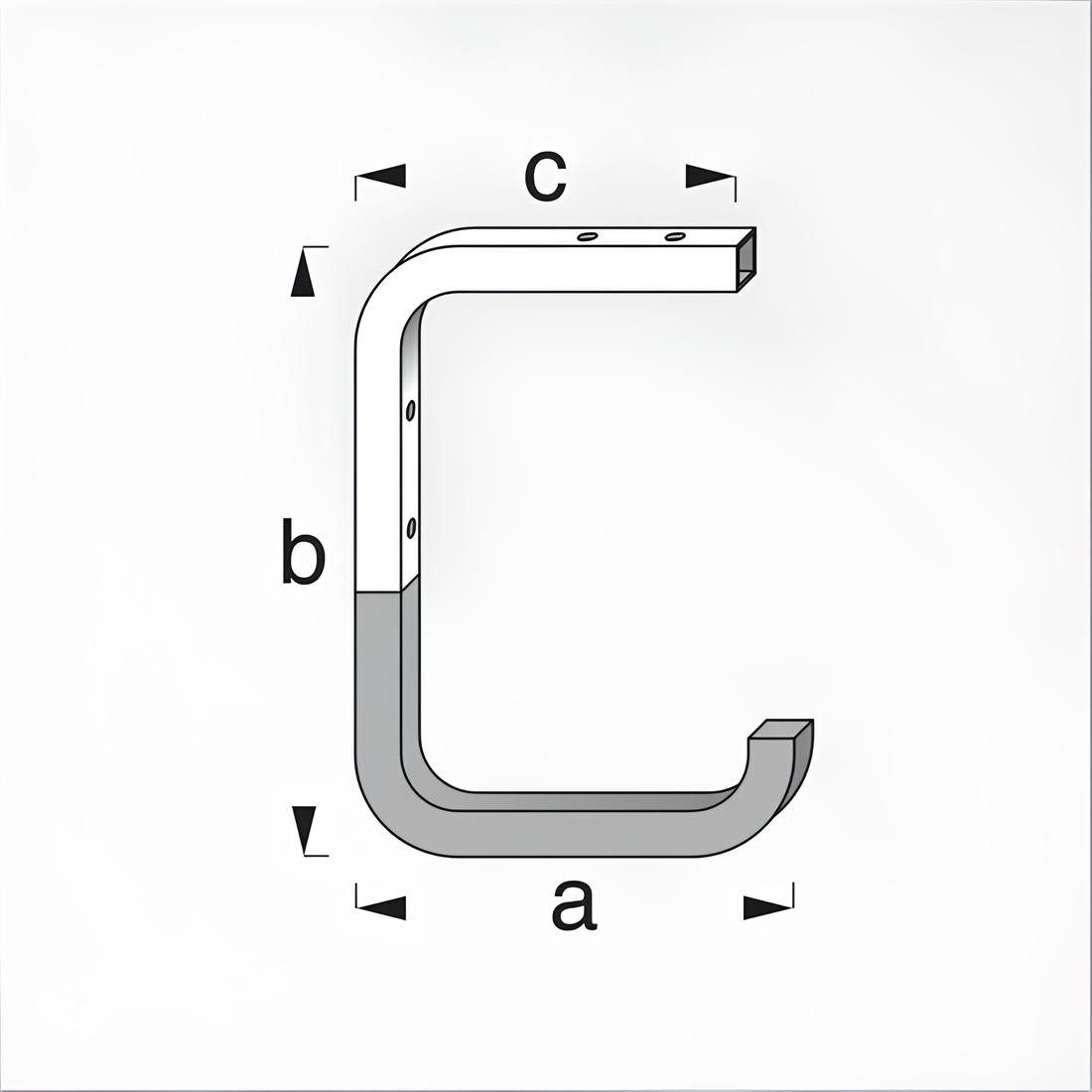 SO-TECH® Wandhaken Allzweckhaken grün gummierte, Universalhaken, (8-St)