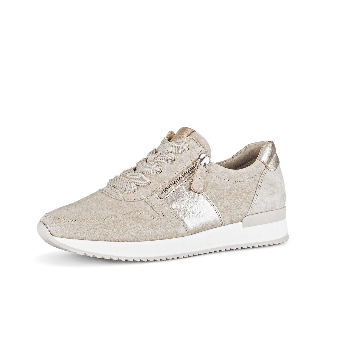 Sneaker low Materialmix Leder Sneaker
