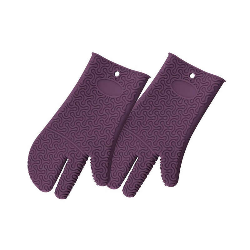 Kochblume Topfhandschuhe Silikon Handschuh, (Spar-Set, 2-tlg), Hitzebeständig bis 230°