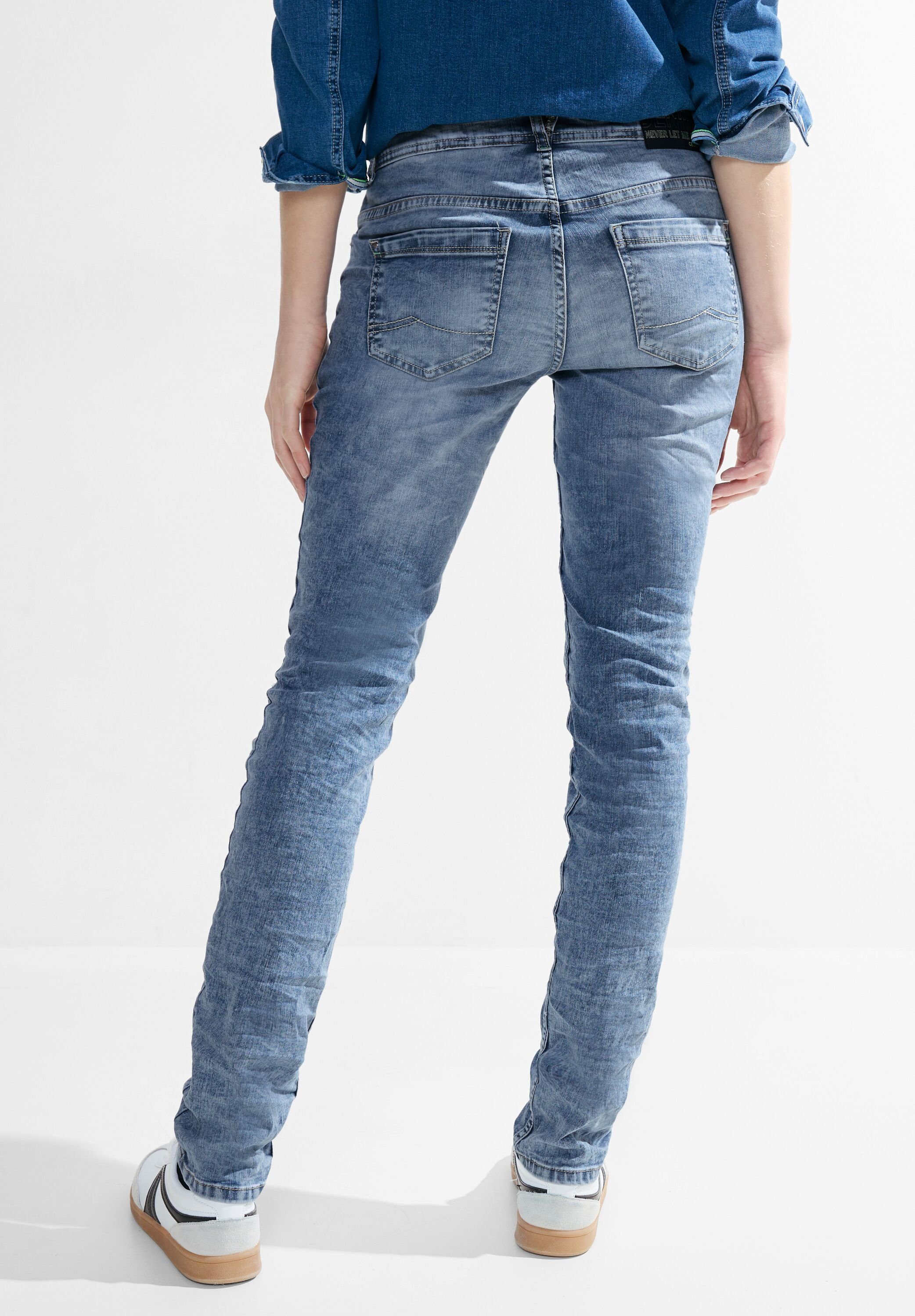 Cecil Loose-fit-Jeans Middle Waist