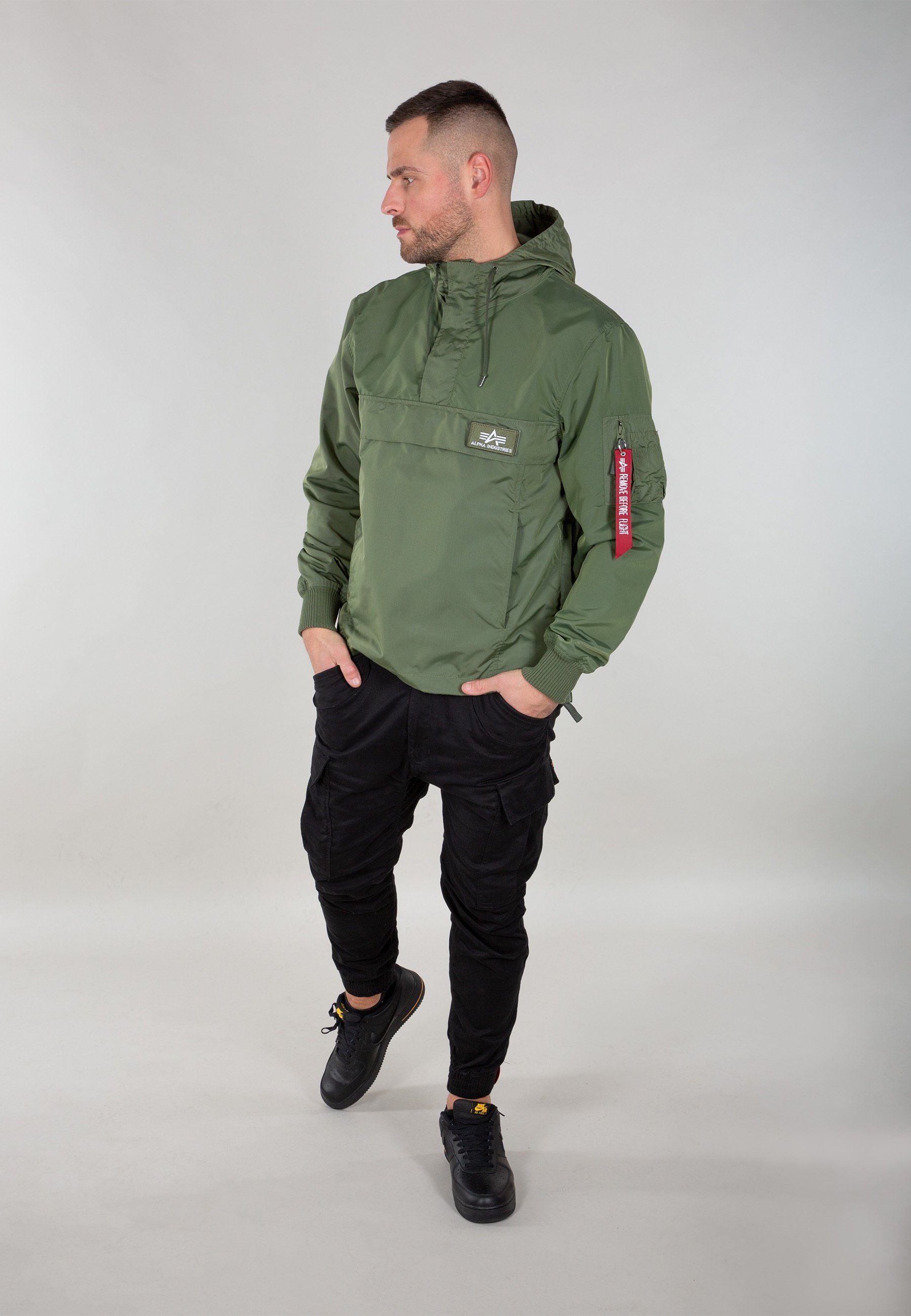 Alpha Industries Jackets TT Alpha Anorak Anorak LW Men Utility Industries sage-green 